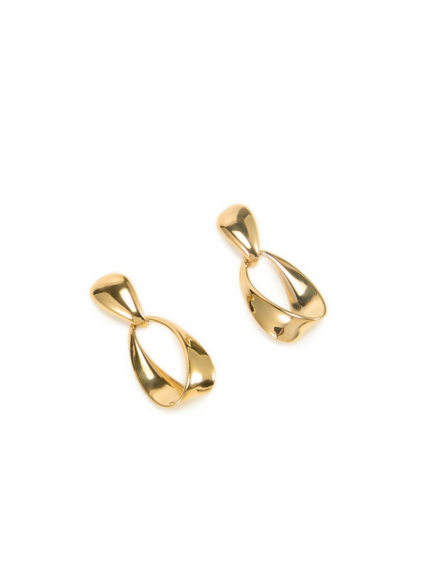 Boucle d'oreilles pendantes  AU PRINTEMPS PARIS Doré