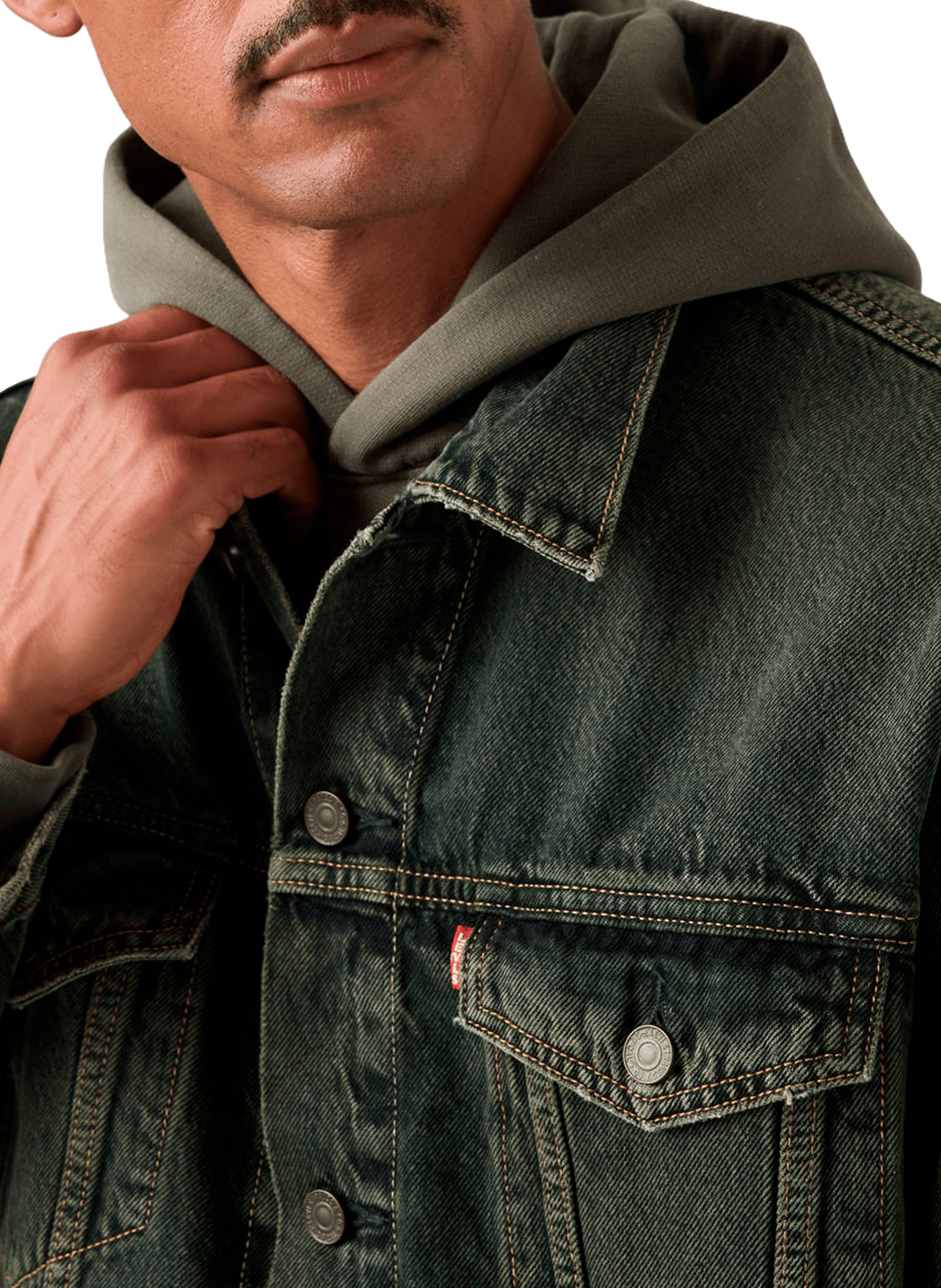 Veste Trucker Relaxed Type iii en coton LEVI'S Bleu