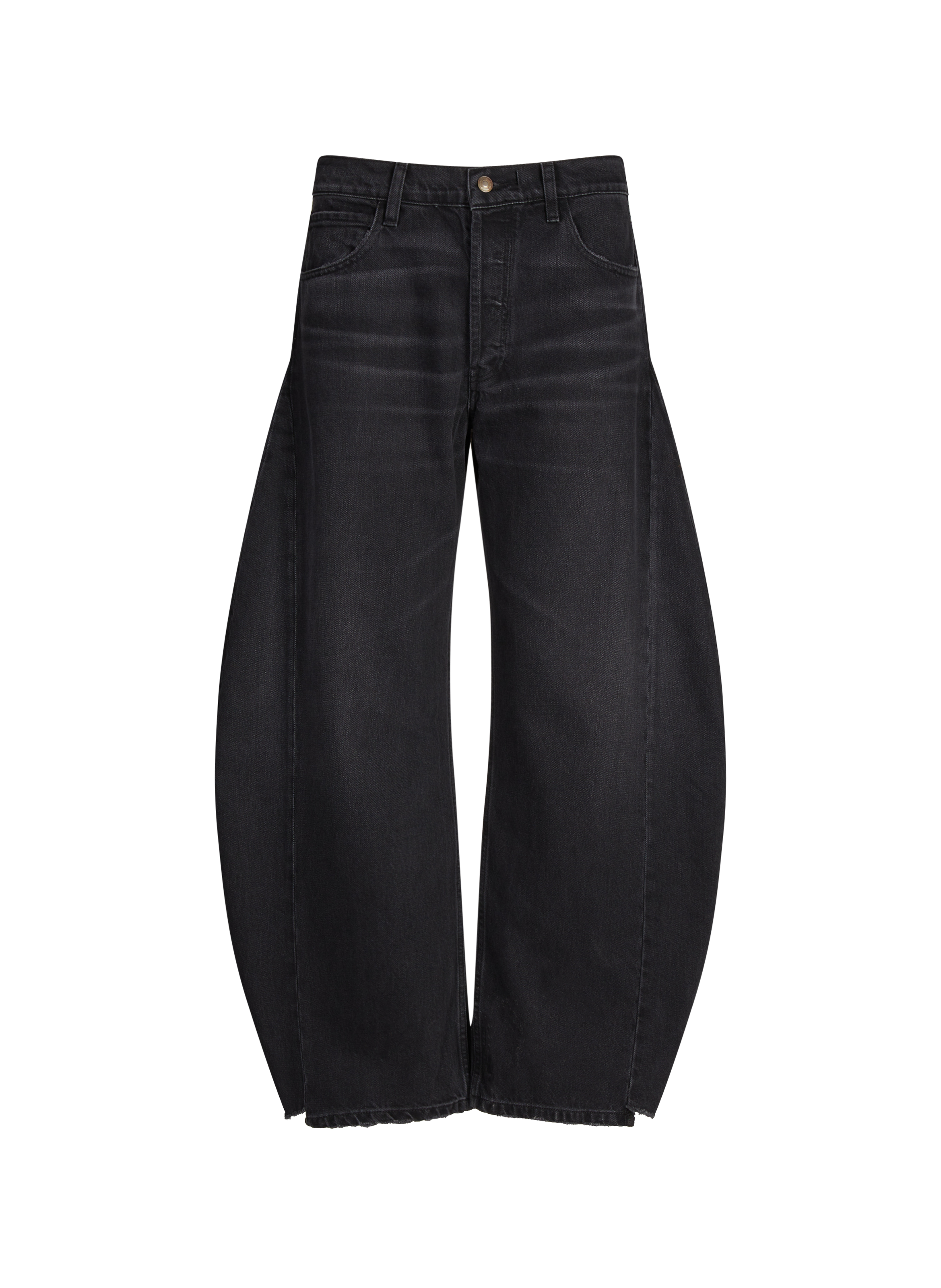 Jeans ballon en coton A.W.A.K.E. MODE Noir