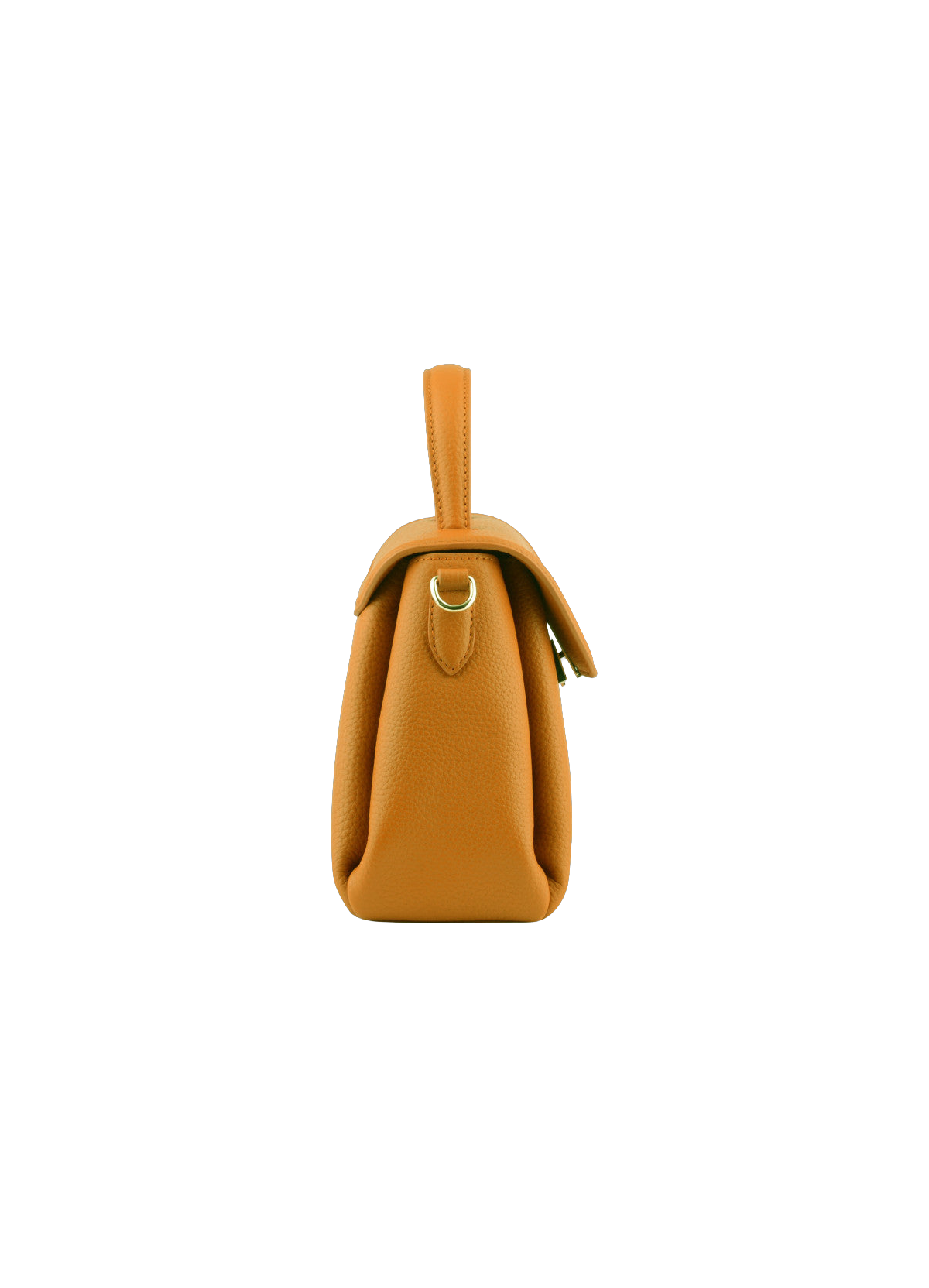 Carat | Sac porté épaule en cuir de vachette POURCHET Jaune