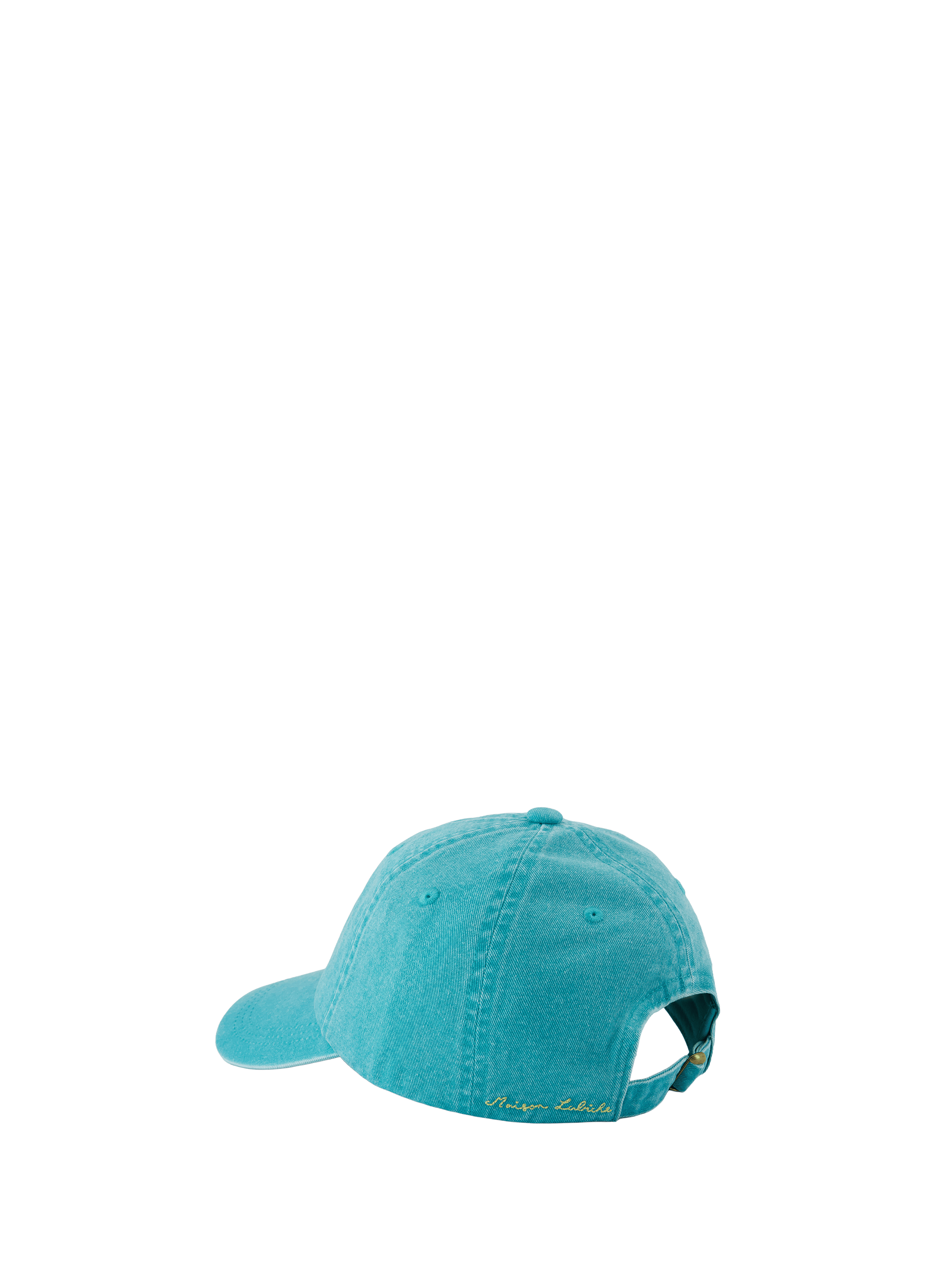 Embroidered La Sieste Cotton Cap MAISON LABICHE Green