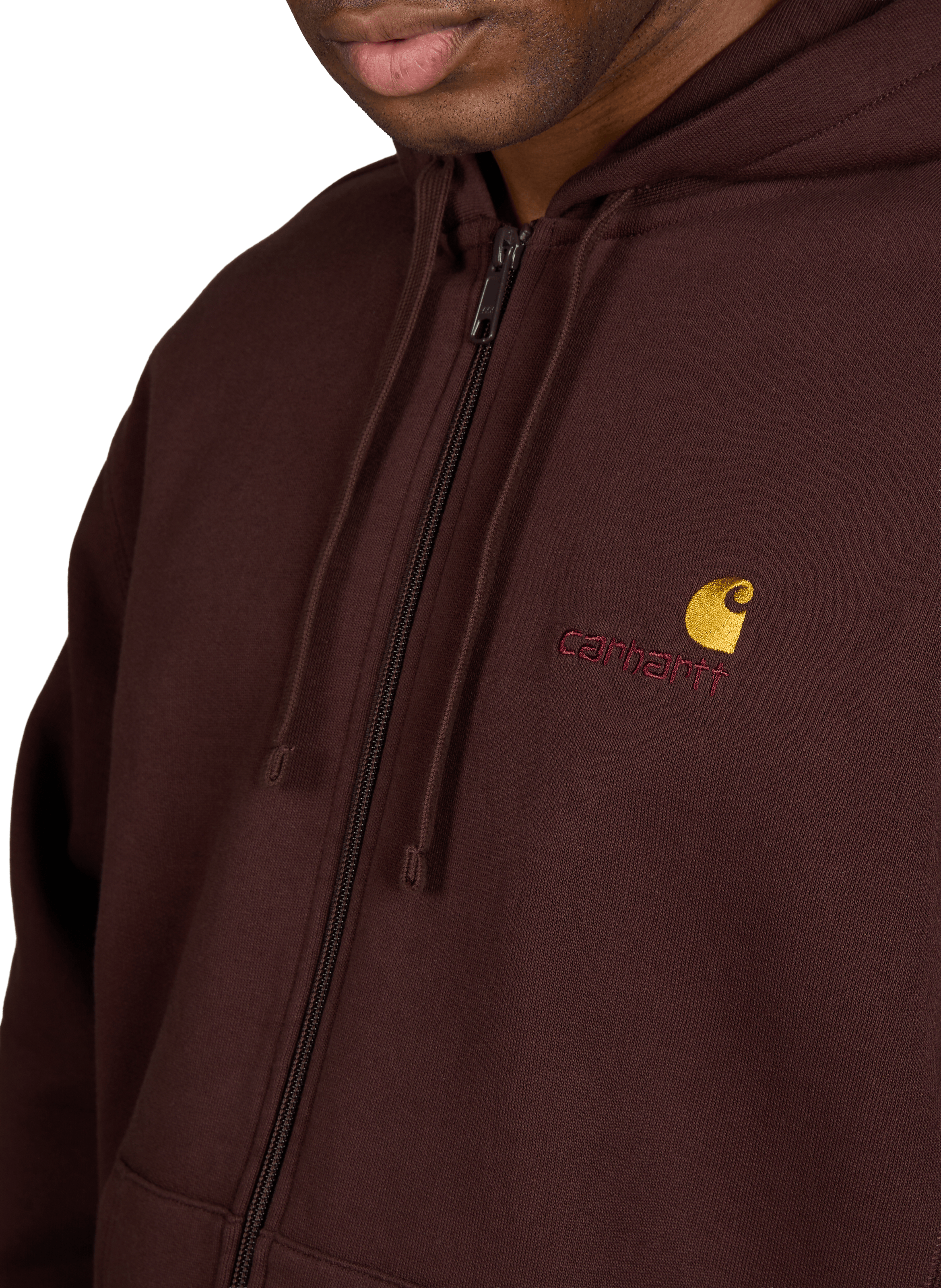 Zip-up hoodie CARHARTT WIP Brown