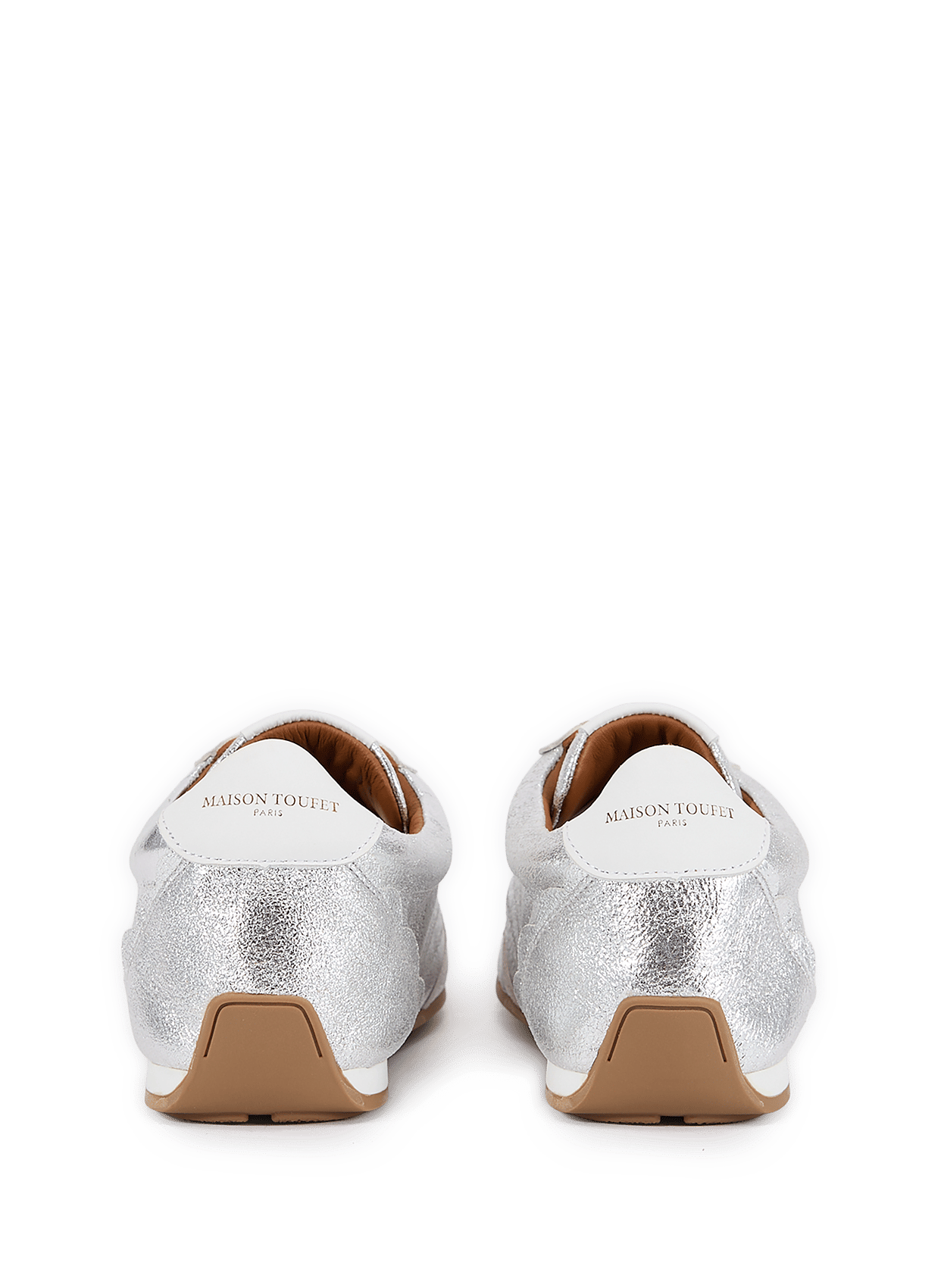 Baskets Juliette en cuir MAISON TOUFET Argent