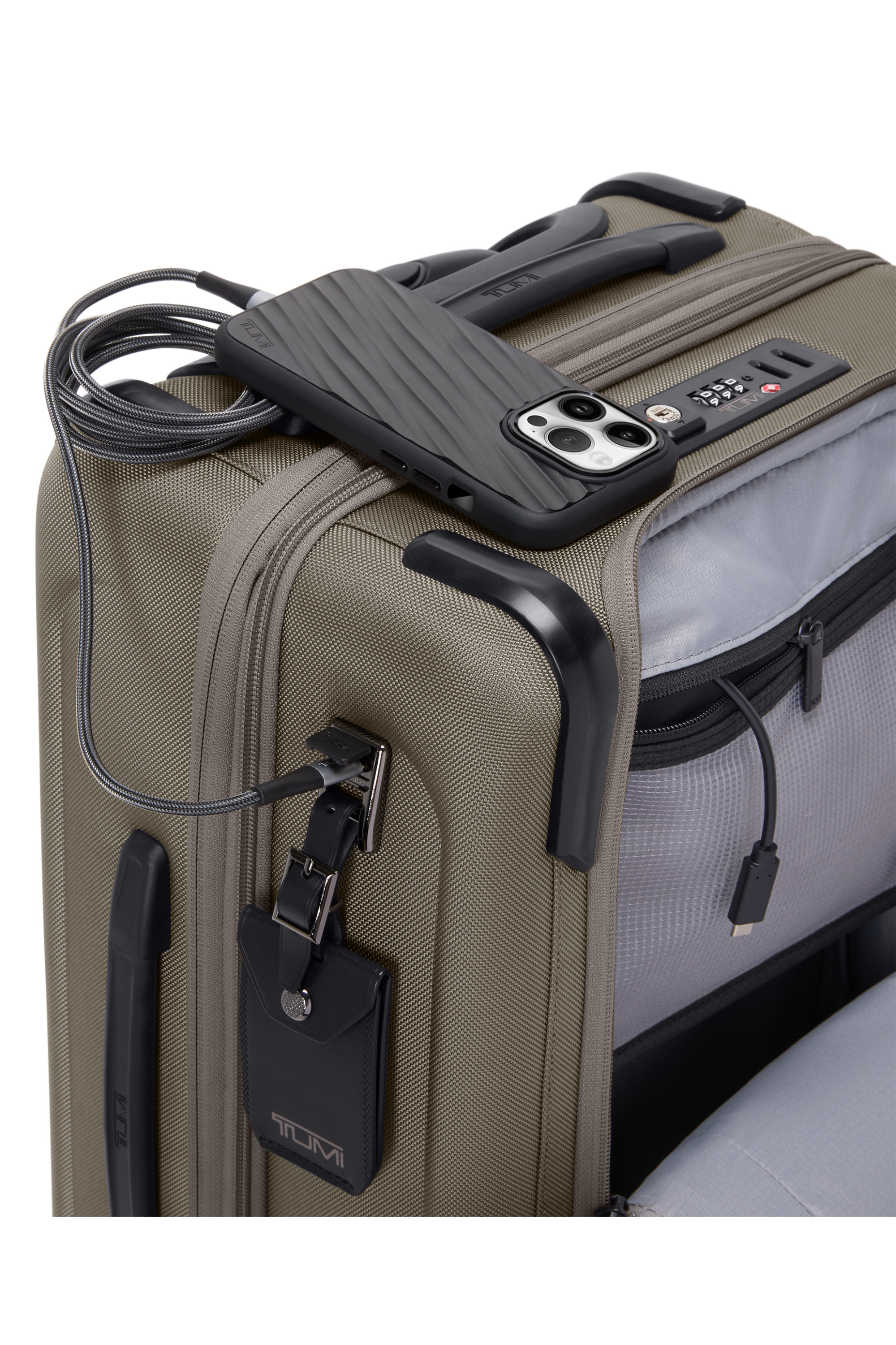 Tumi alpha valise 4 roues taille s TUMI Gris