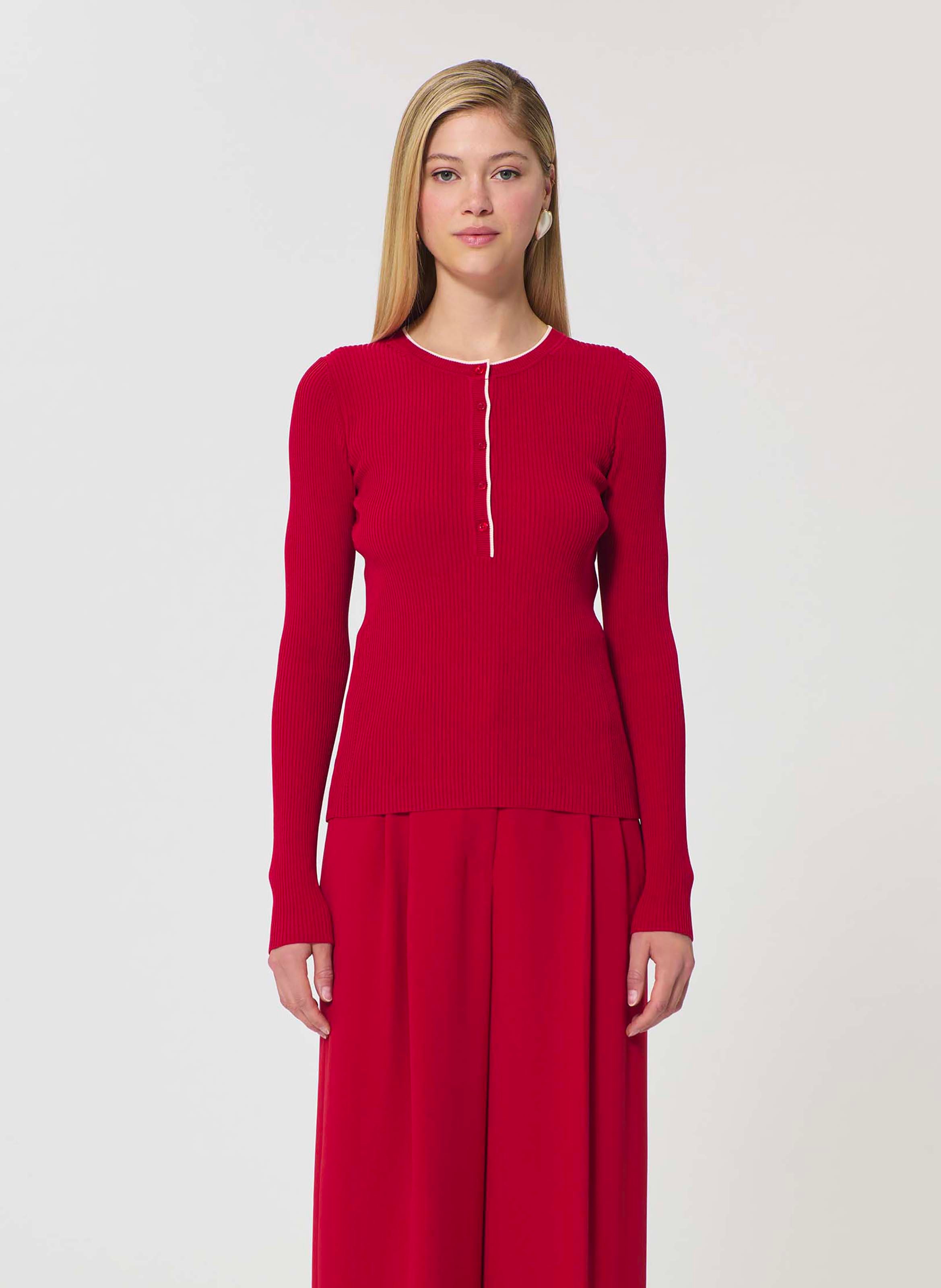 Pull paulie TARA JARMON Rouge