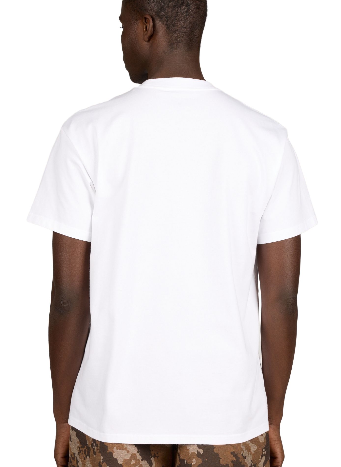 Straight round-neck cotton T-shirt CARHARTT WIP White