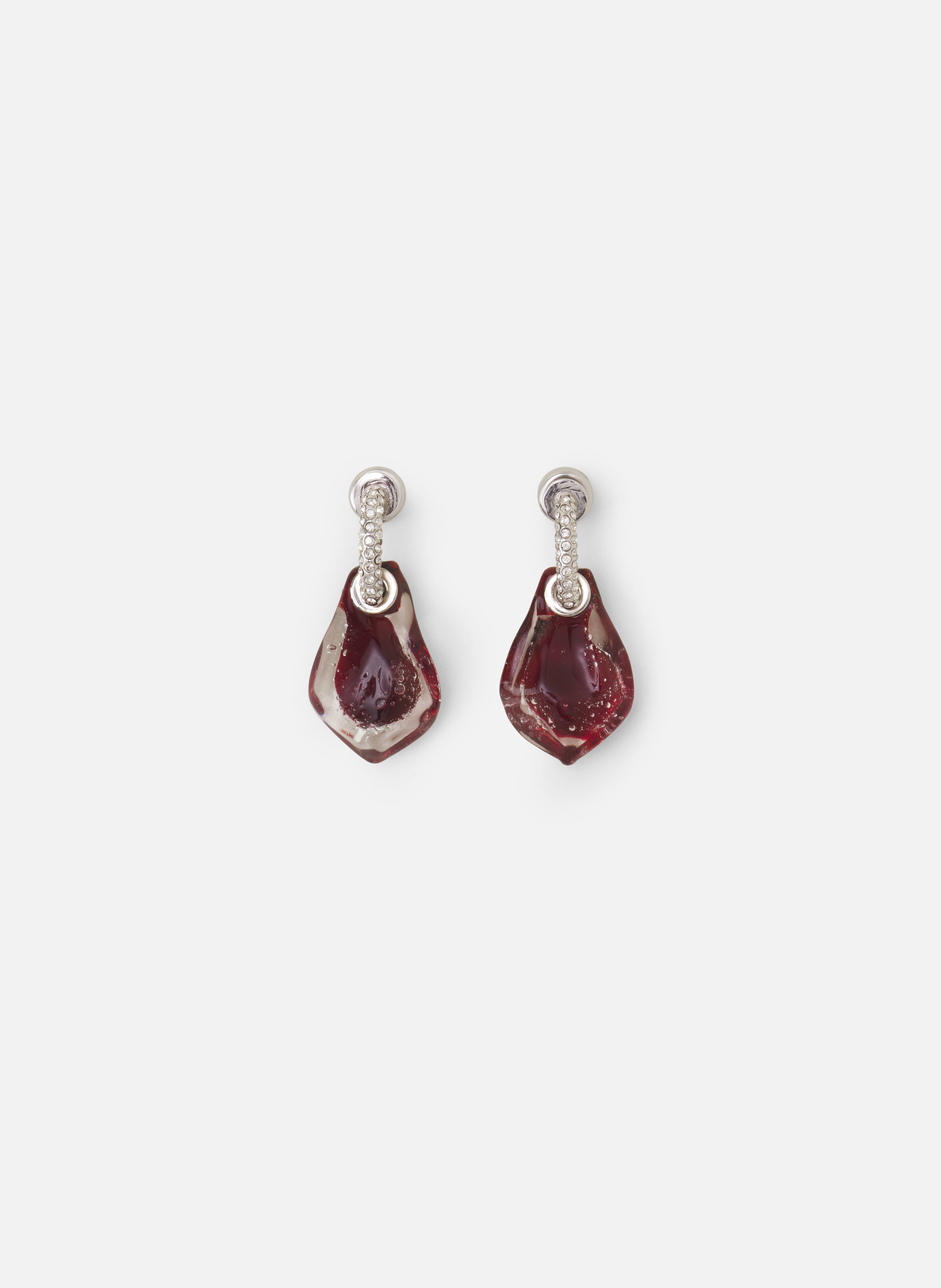 Boucles d'oreilles aurore LANVIN Rouge
