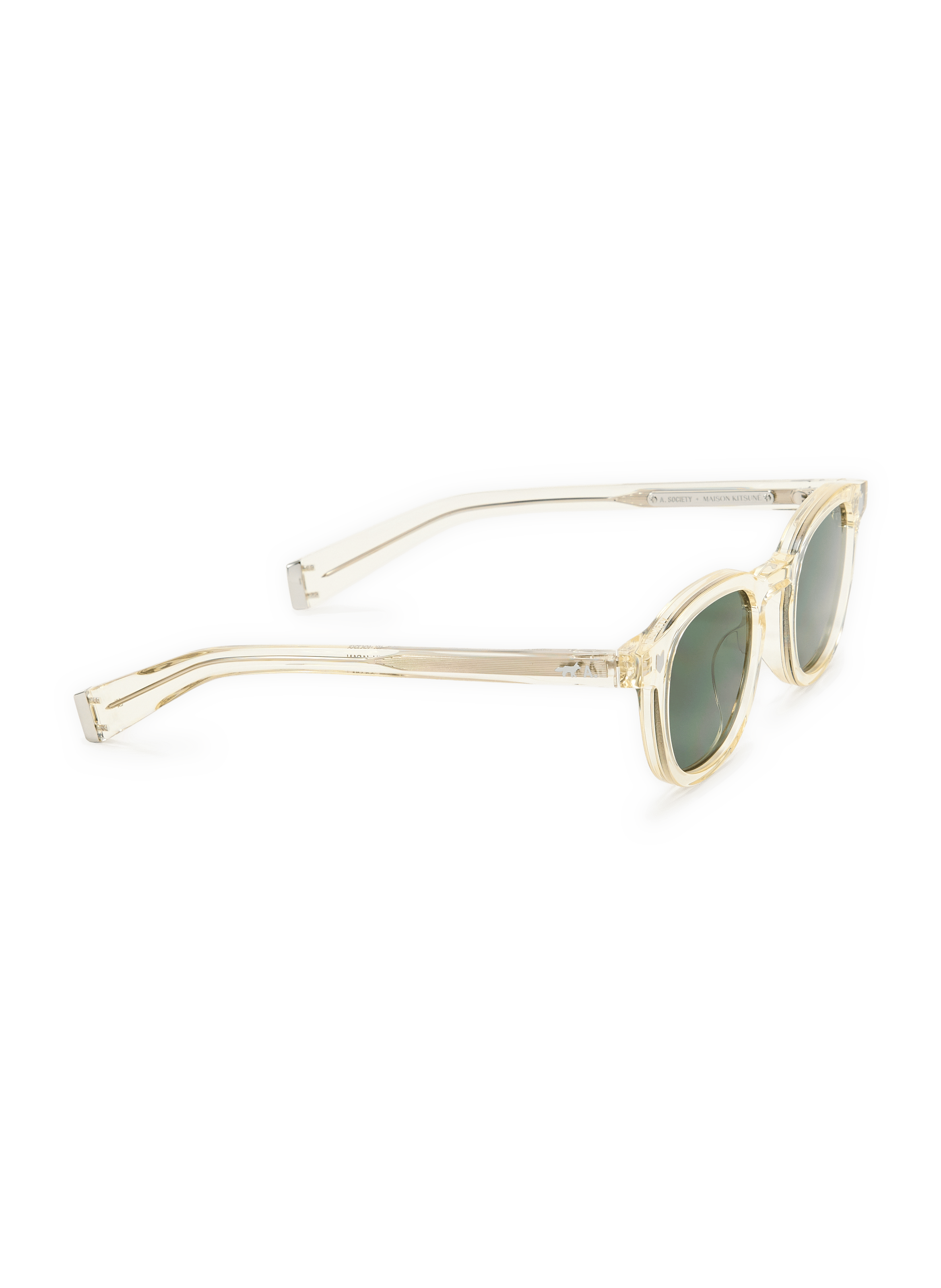 Transparent sunglasses Camille MAISON KITSUNÉ Green