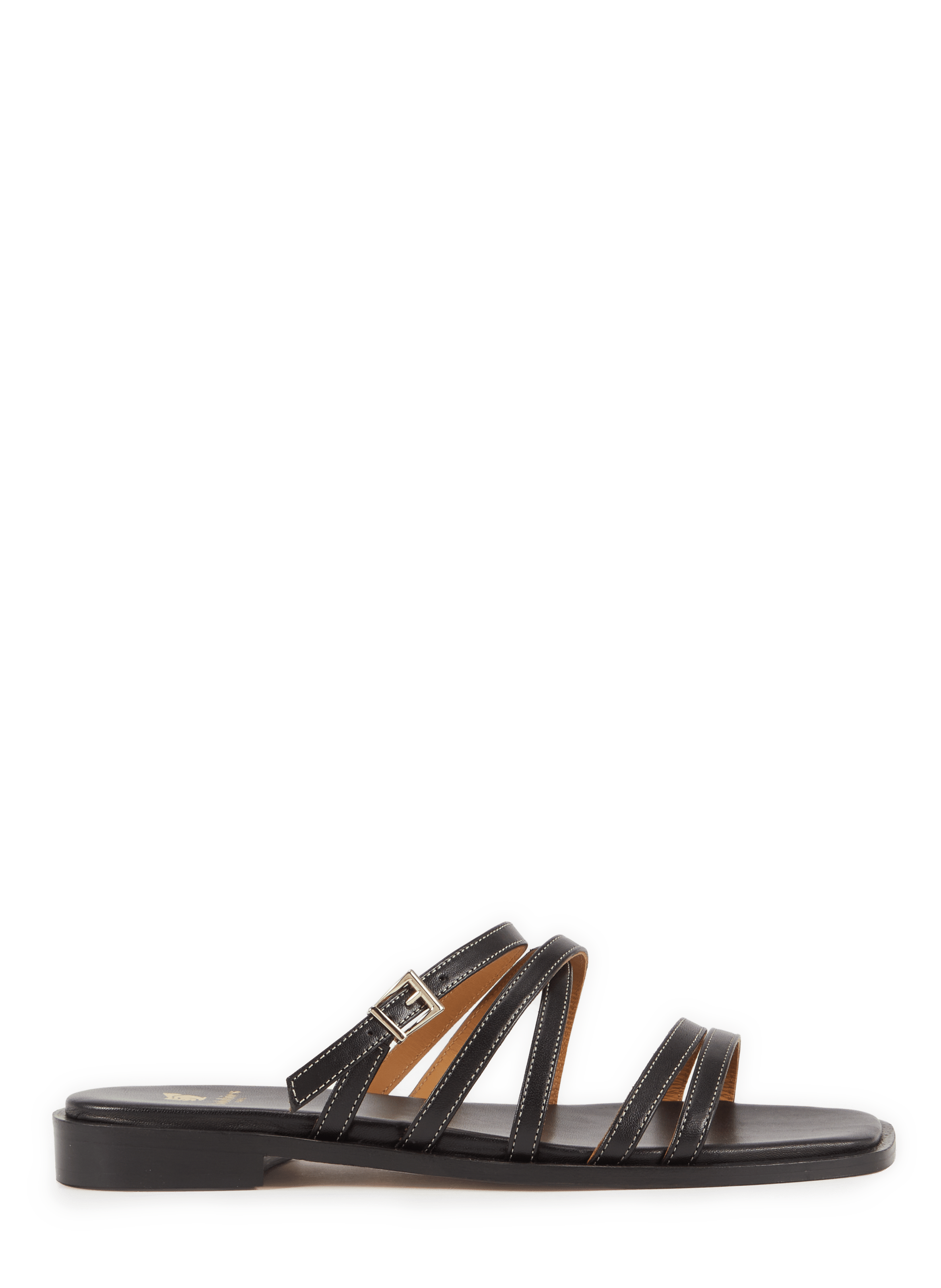 Sandales Isys en cuir BOBBIES Noir