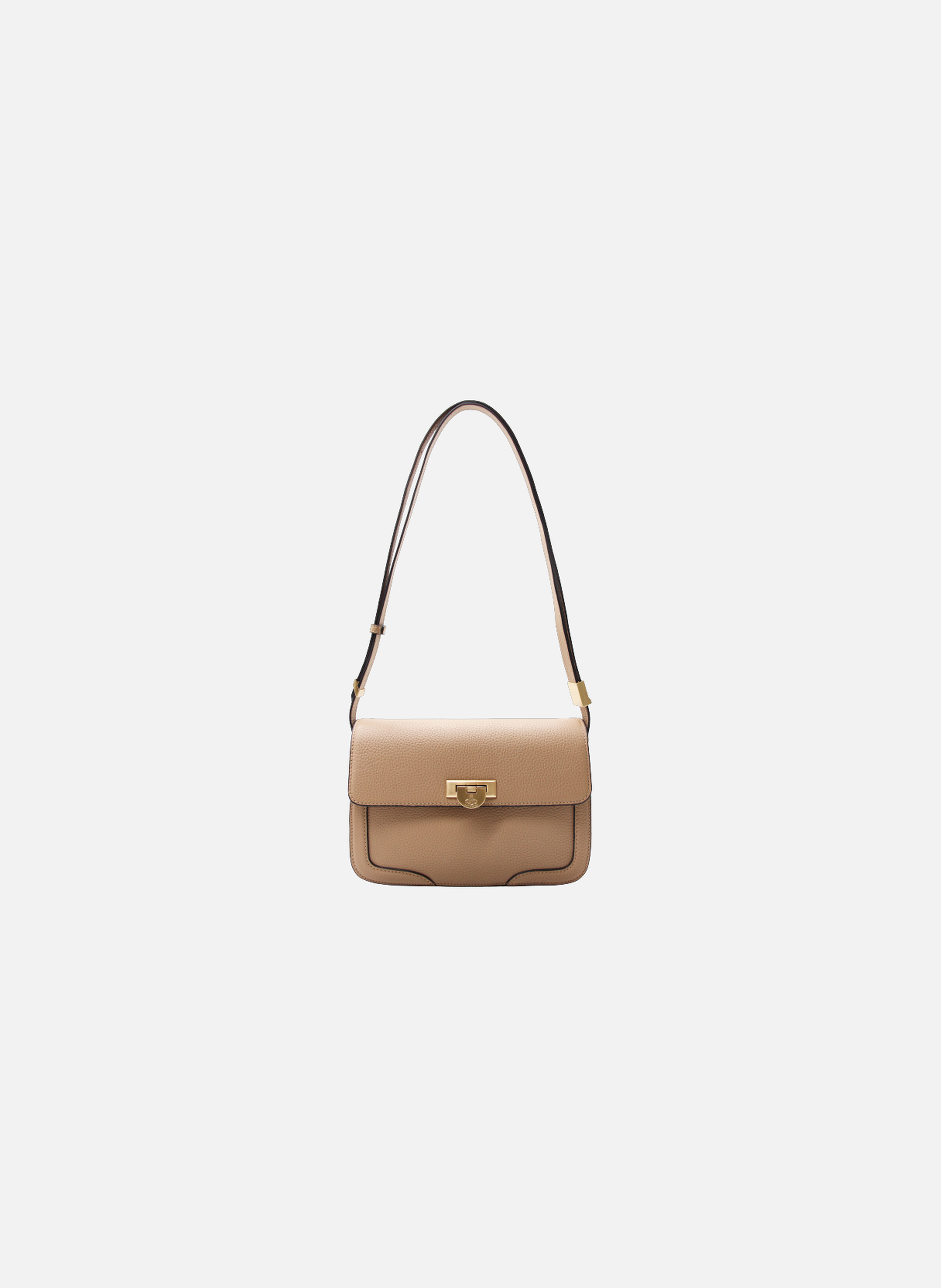 Auteuil | sac porté travers gm en cuir de vachette POURCHET Marron