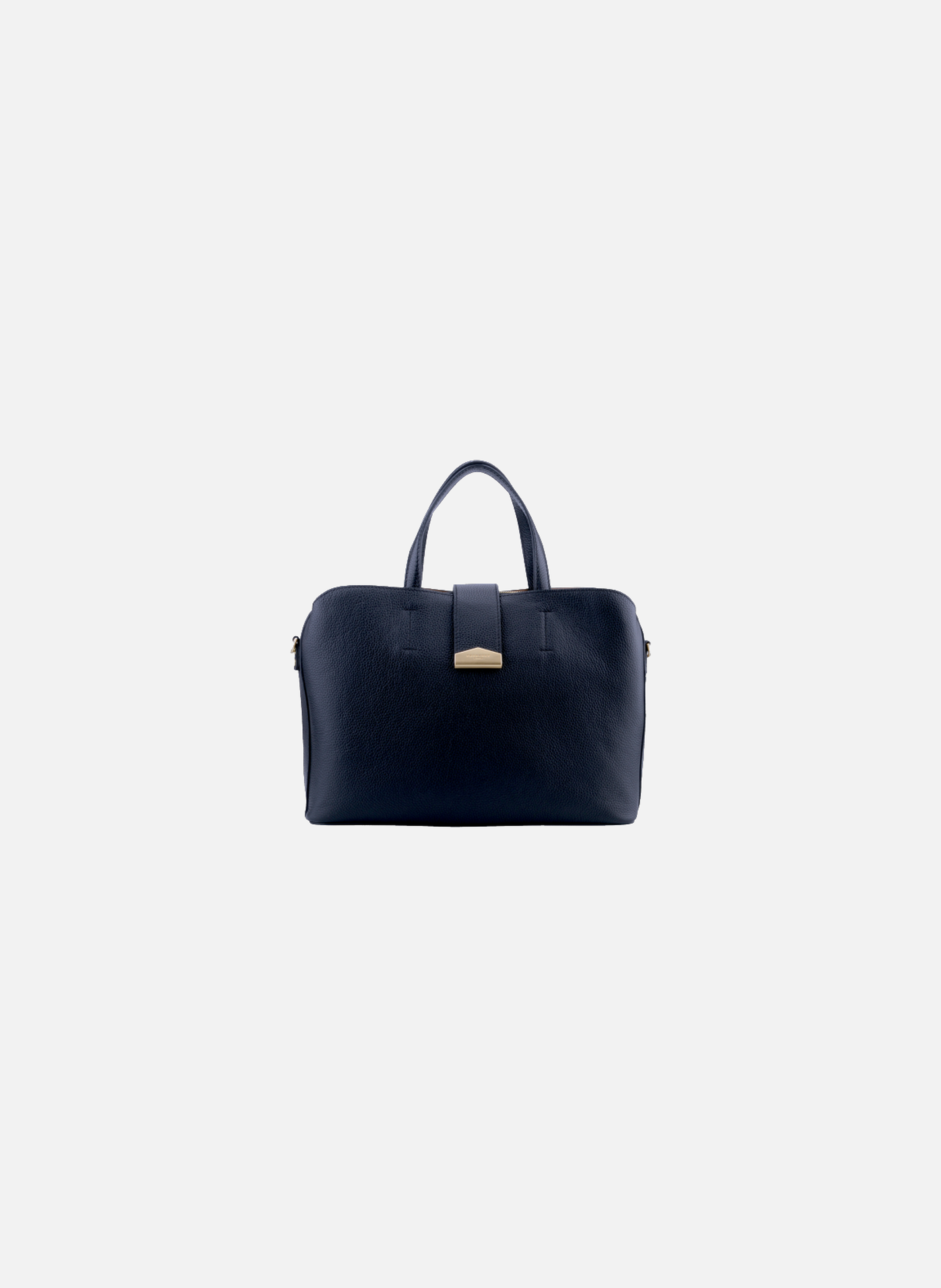 Cavalcade | sac à main mm en cuir de vachette POURCHET Bleu