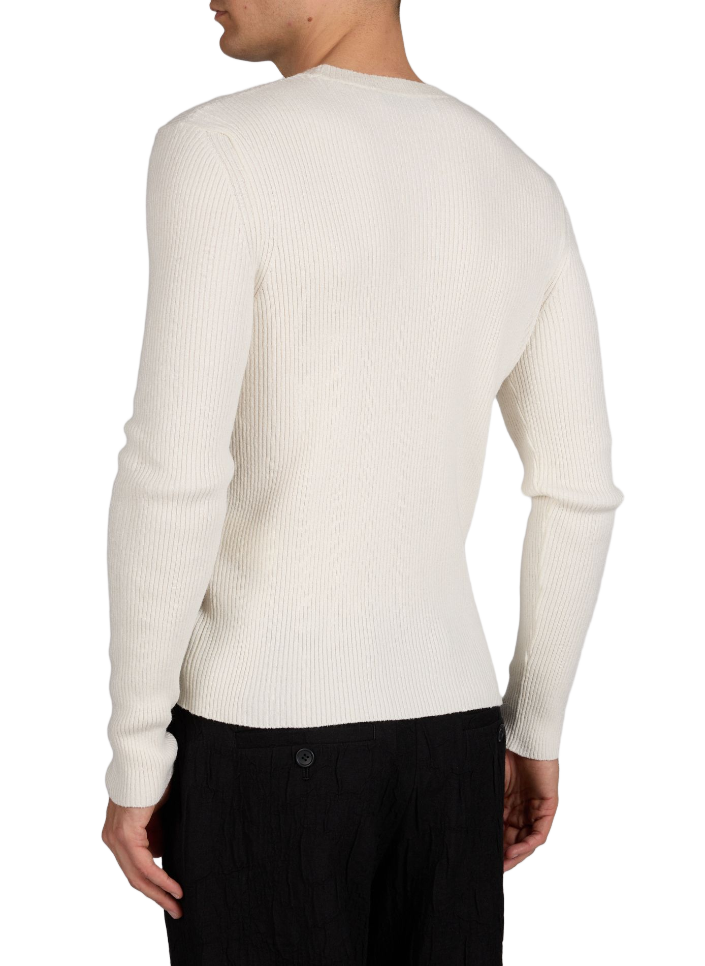 Pull ajusté en soie OUR LEGACY Beige