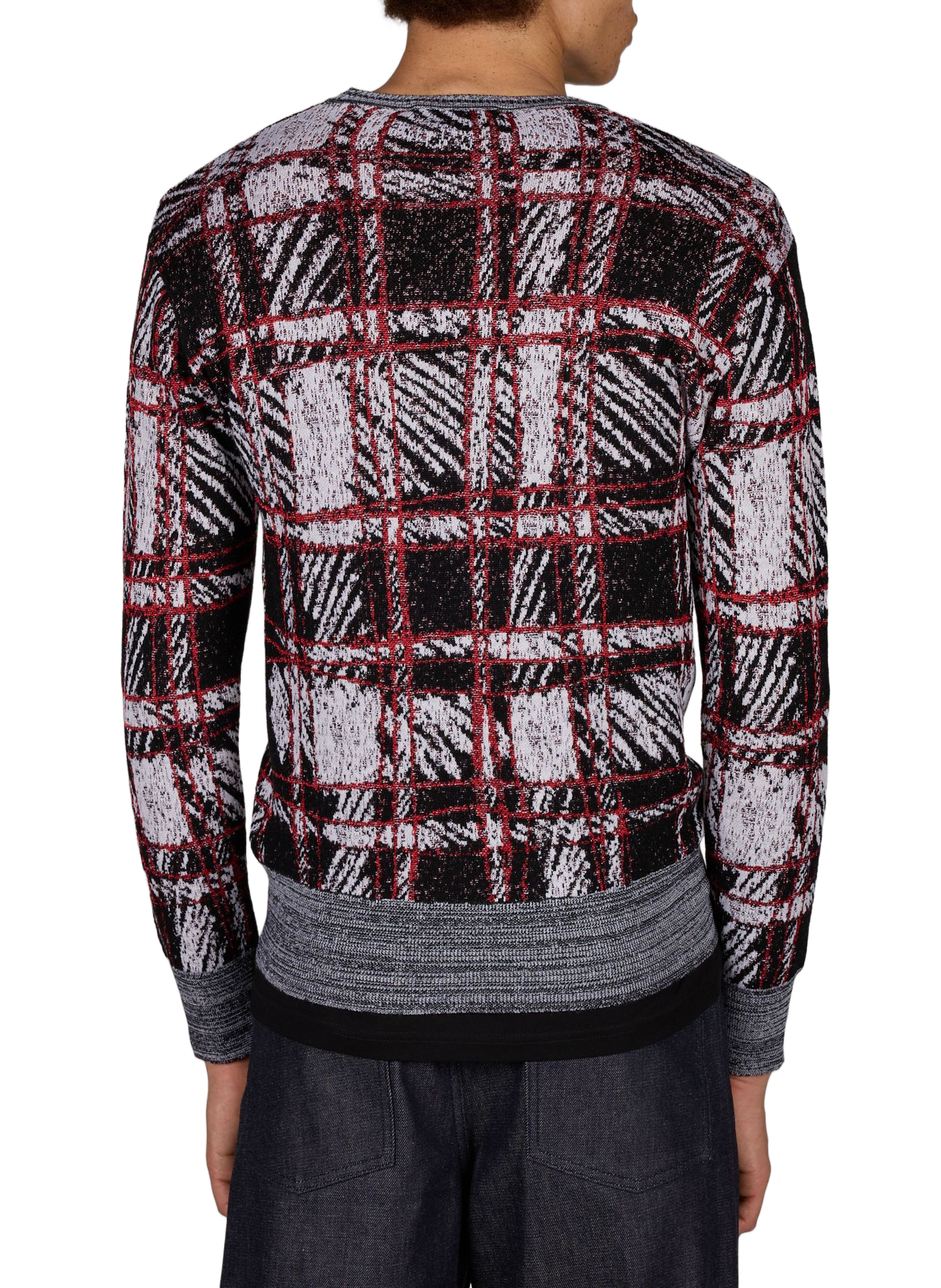 Mixed Wool Scribble Check Pullover VIVIENNE WESTWOOD Multicolour