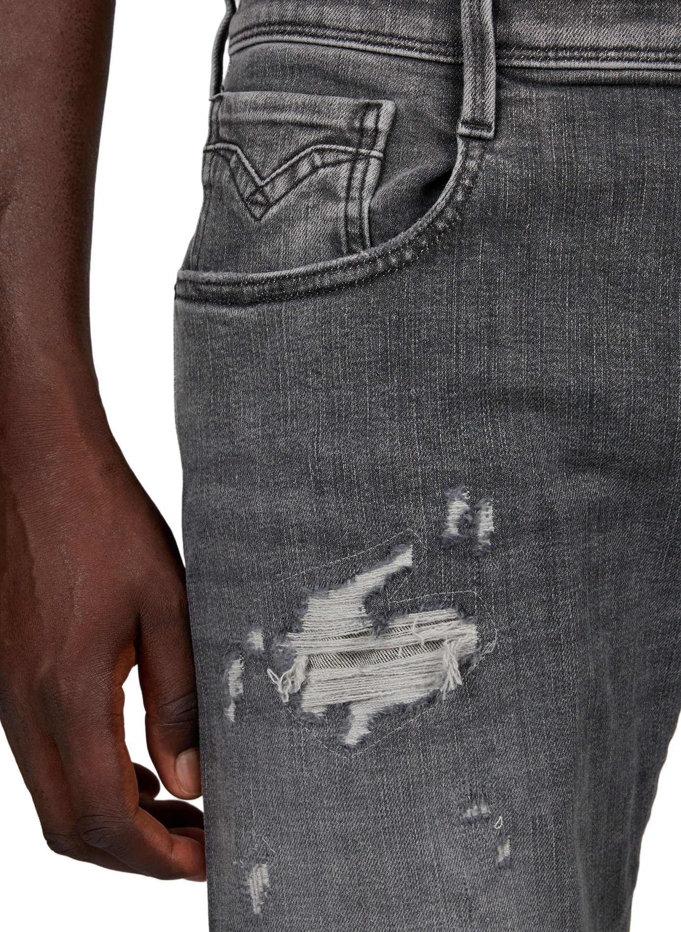 Jean slim REPLAY Gris