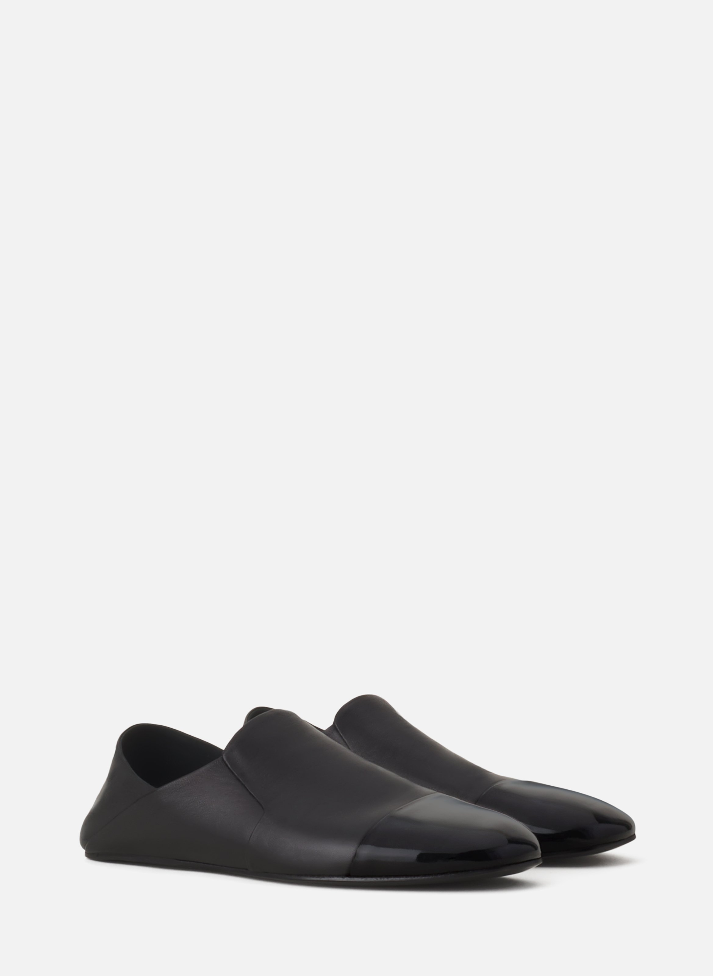 Mocassins souple en cuir LANVIN Noir