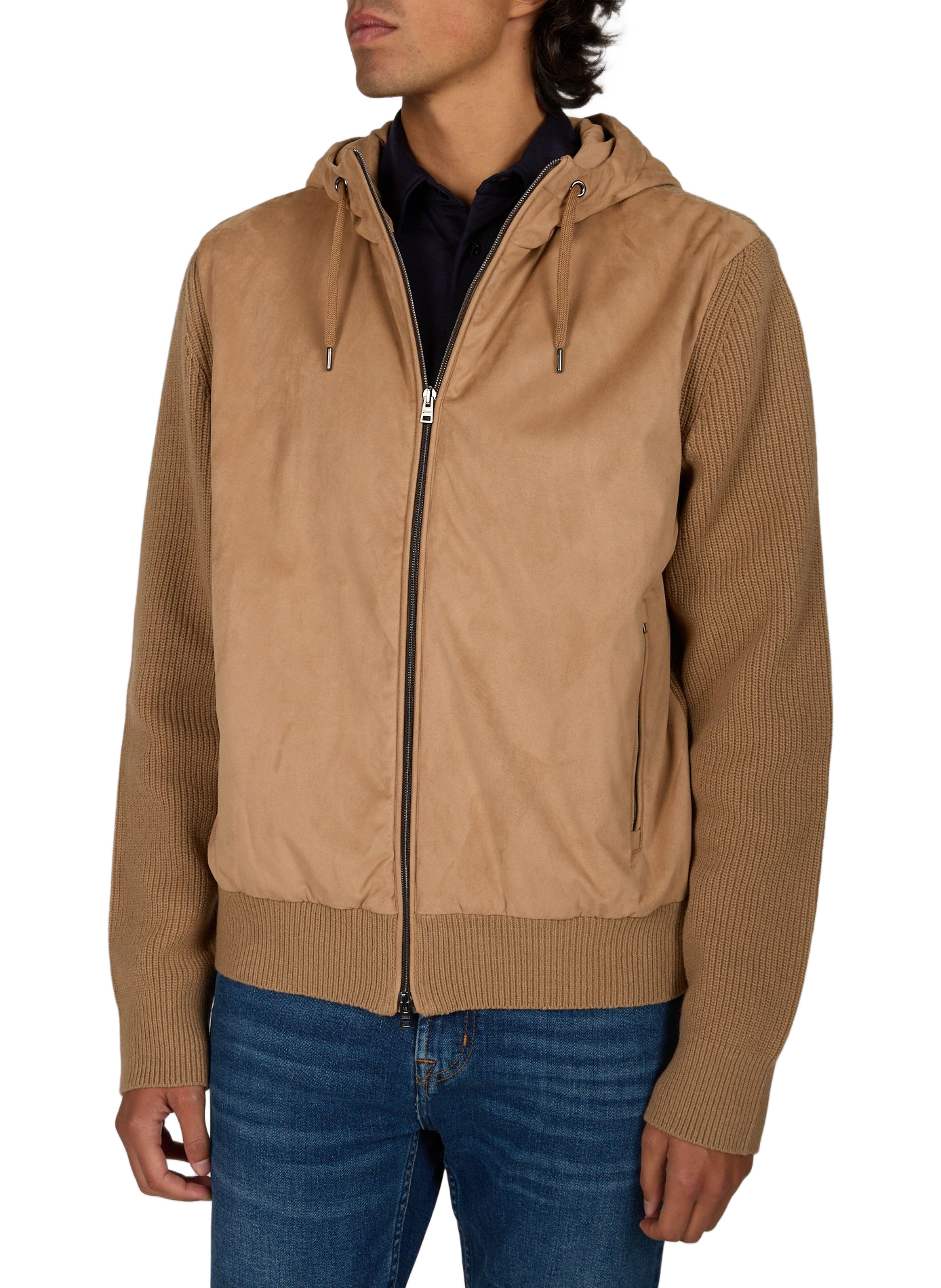 Oversize Wollweste HERNO Braun