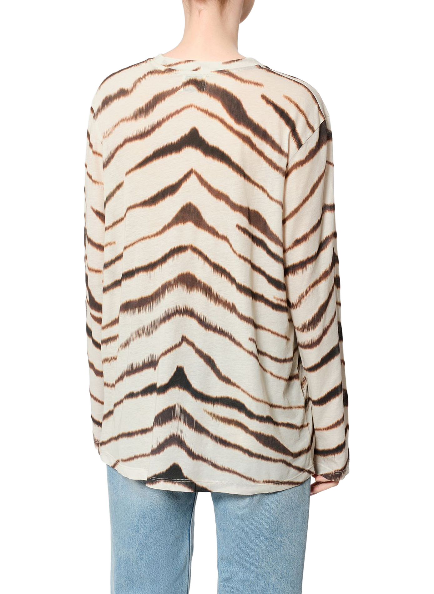 T-Shirt ZAKANE aus Baumwolle mit Zebraprint ISABEL MARANT Mehrfarbig
