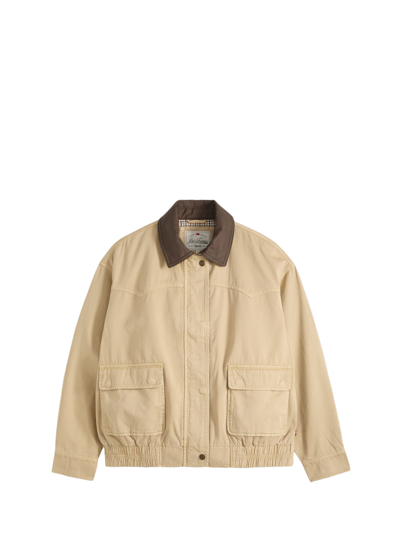 Jacke mit klassischem Baumwollkragen LEVI'S Beige