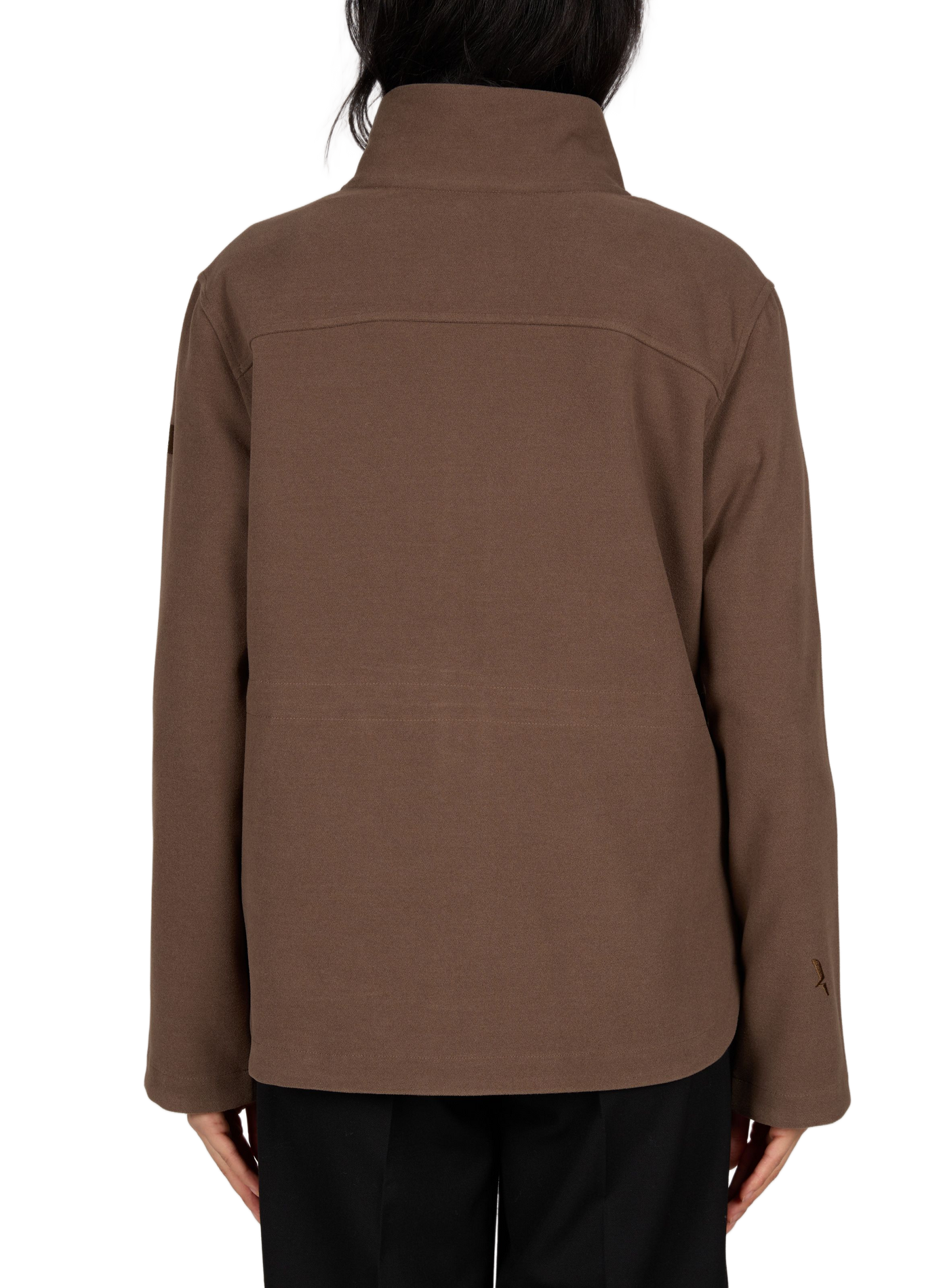 Straight jacket with high collar AIGLE Brown