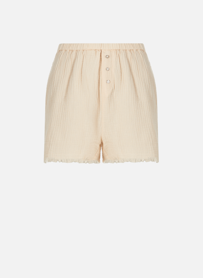 Cotton shorts co-ord LOVE STORIES