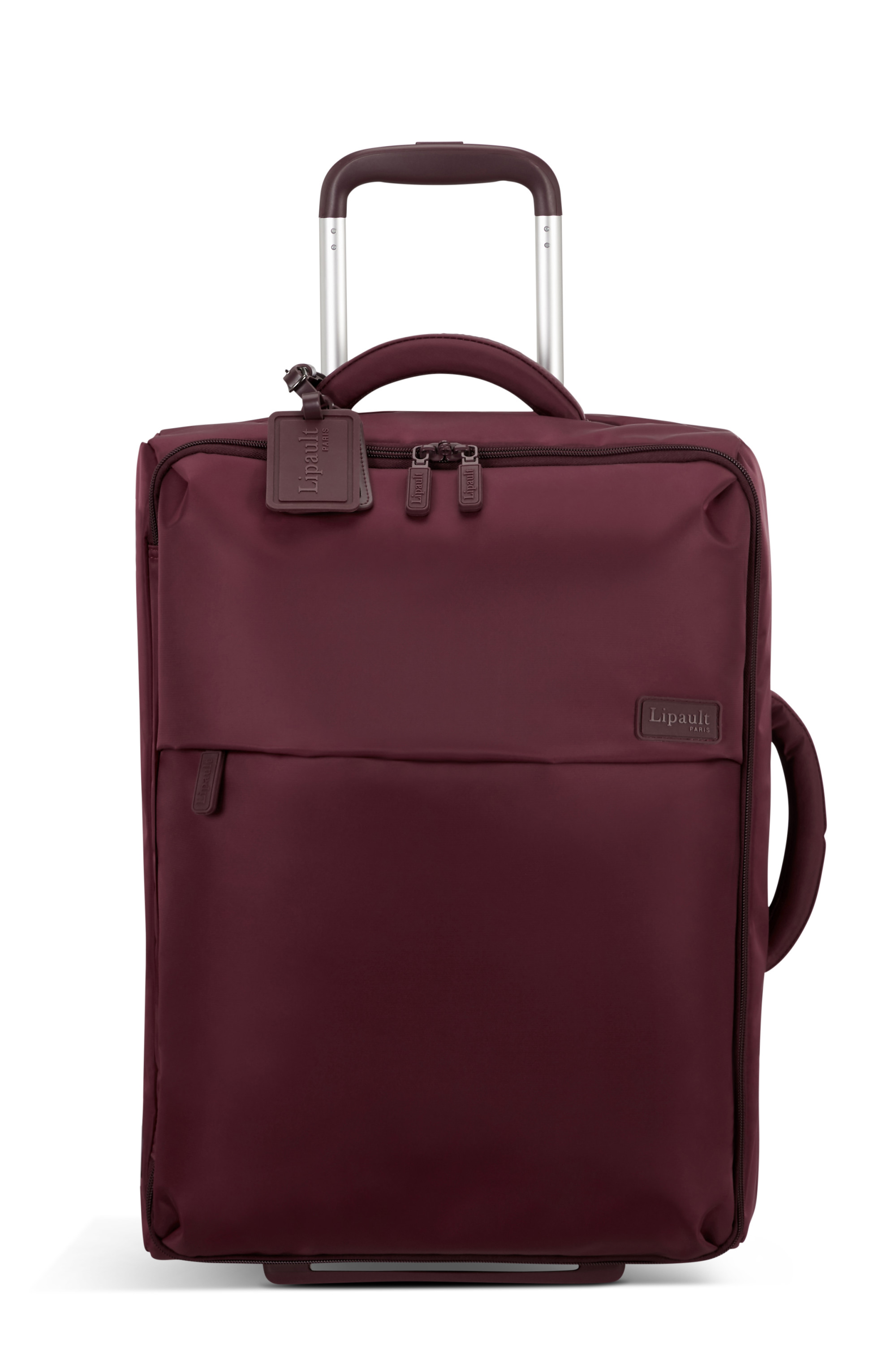 Foldable plume valise 2 roues taille s LIPAULT PARIS Rouge