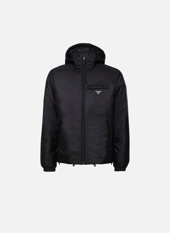 Doudoune en re-nylon Noir by PRADA PRADA Doudoune en re-nylon Noir