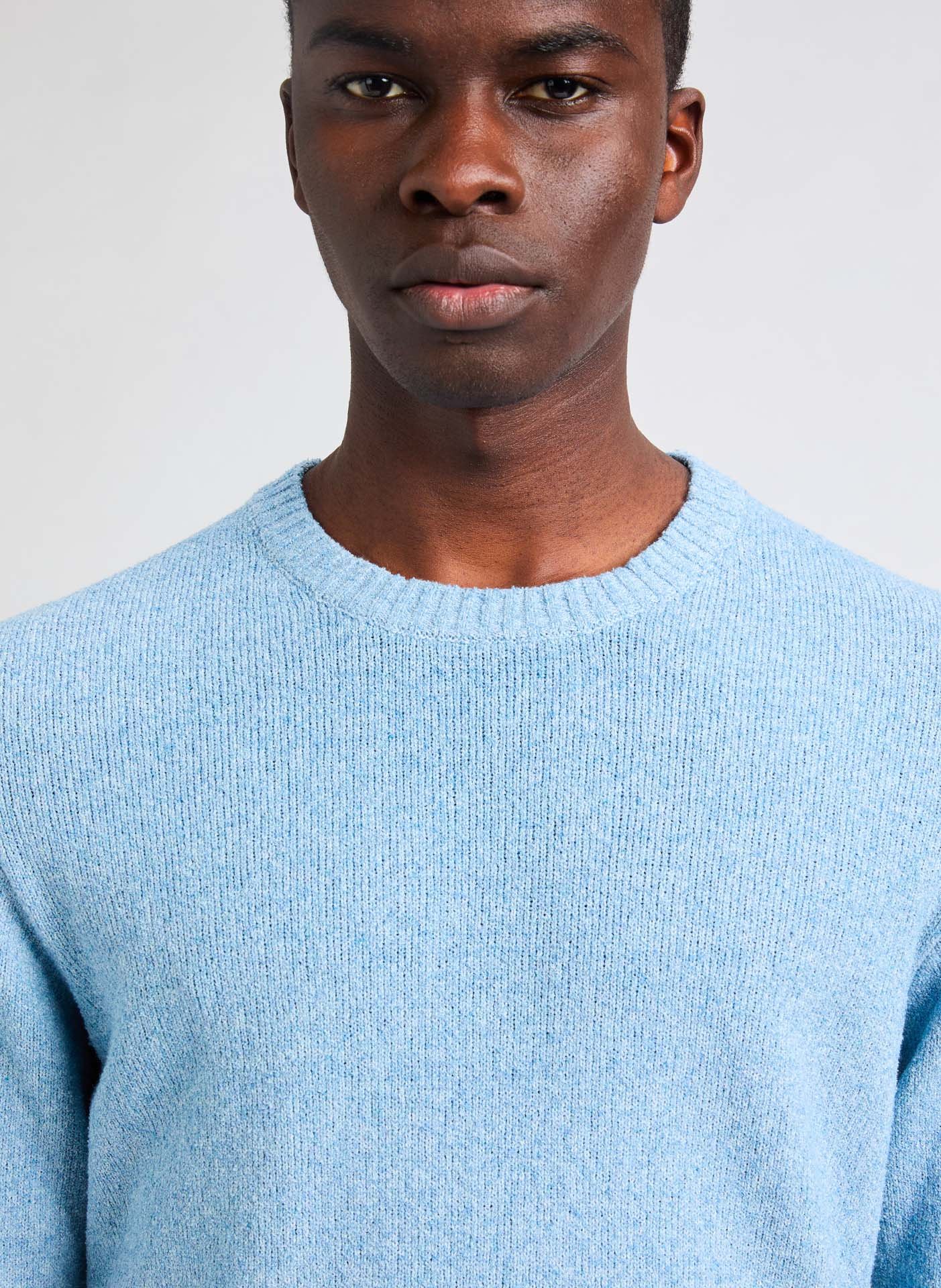 Pull en coton mélangé AU PRINTEMPS PARIS Bleu