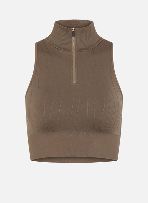 Soutien-gorge de sport sans coutures dandara avec rembourrage amovible Marron by BORN LIVING YOGA BORN LIVING YOGA Soutien-gorge de sport sans coutures dandara avec rembourrage amovible Marron
