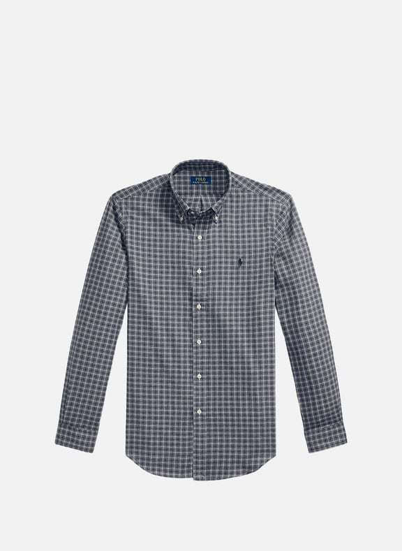 Chemise col américain en coton Gris by POLO RALPH LAUREN POLO RALPH LAUREN Chemise col américain en coton Gris
