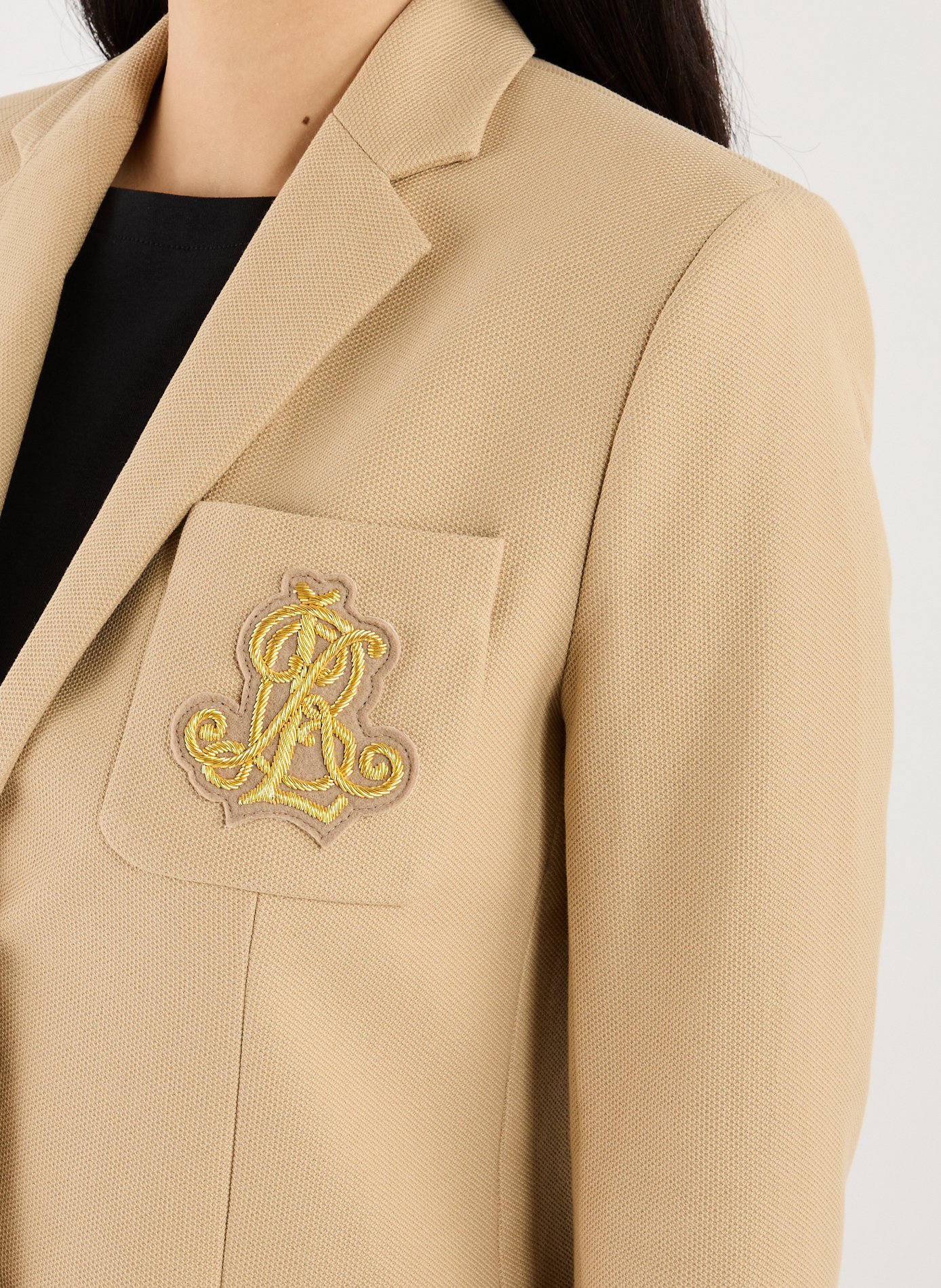 Blazer en coton LAUREN Beige