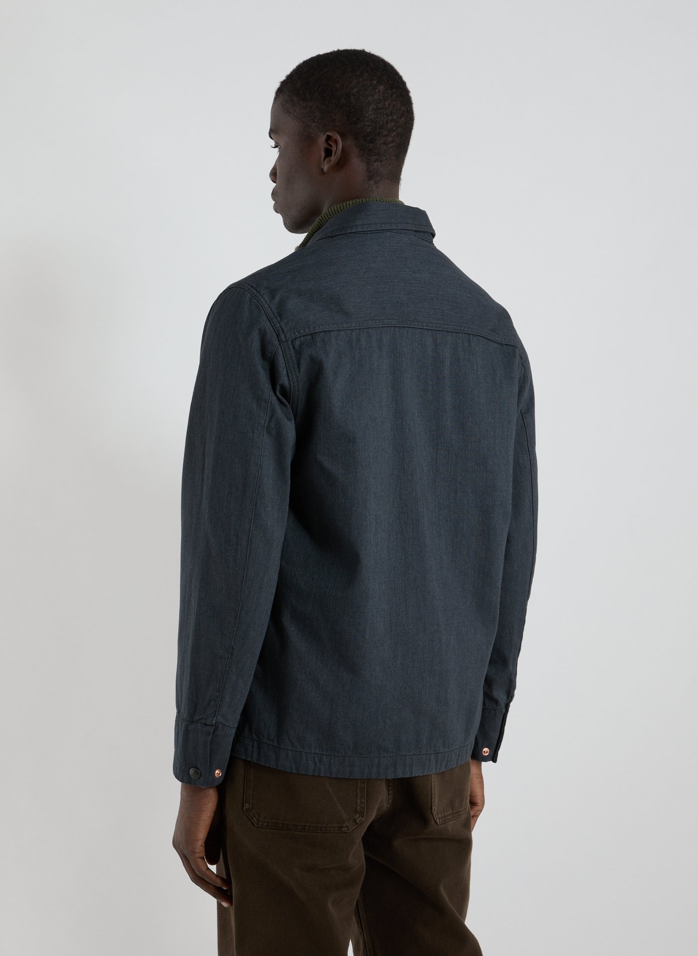 Chemise en jean REPLAY Gris