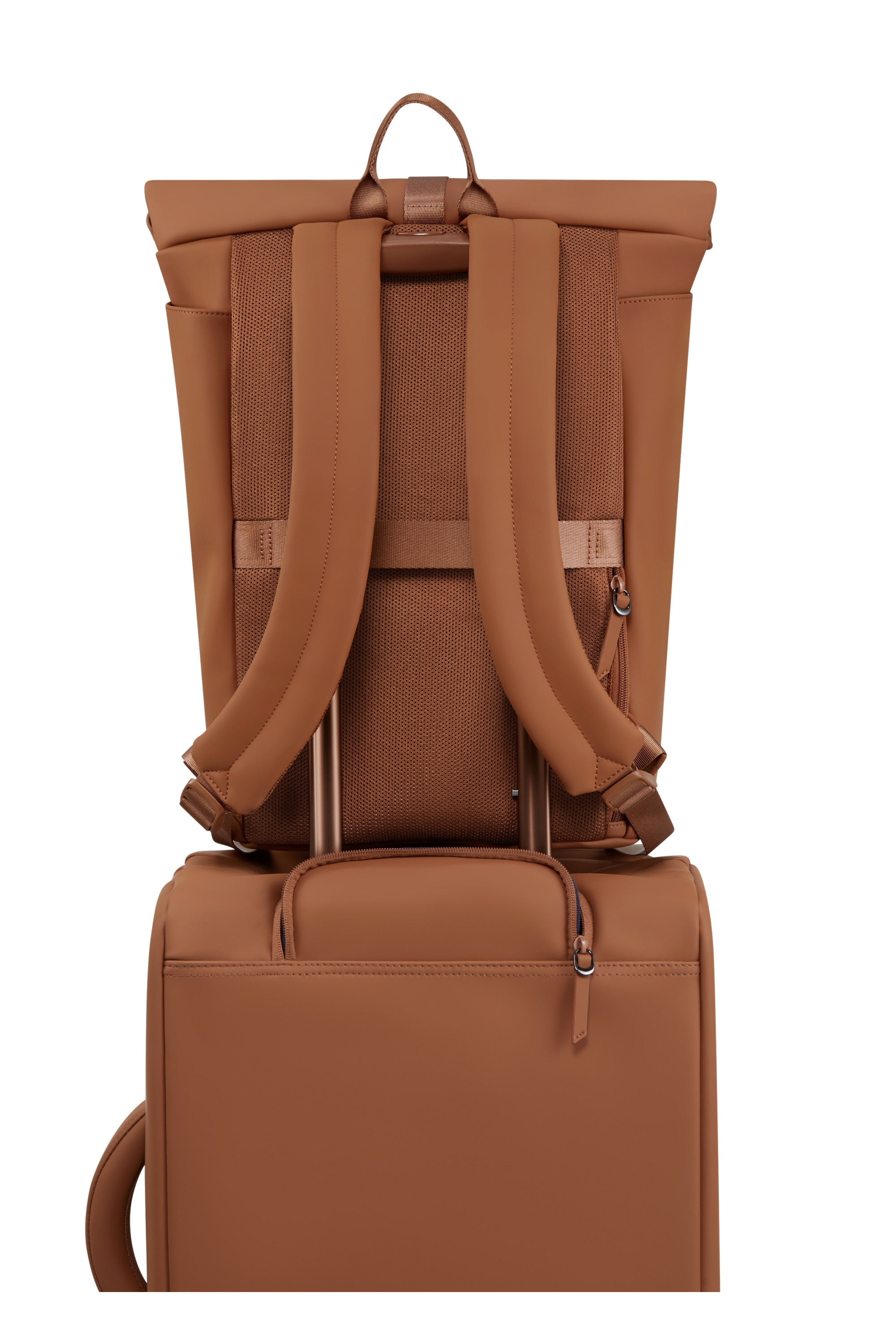 Lost in berlin sac à dos rolltop LIPAULT PARIS Marron