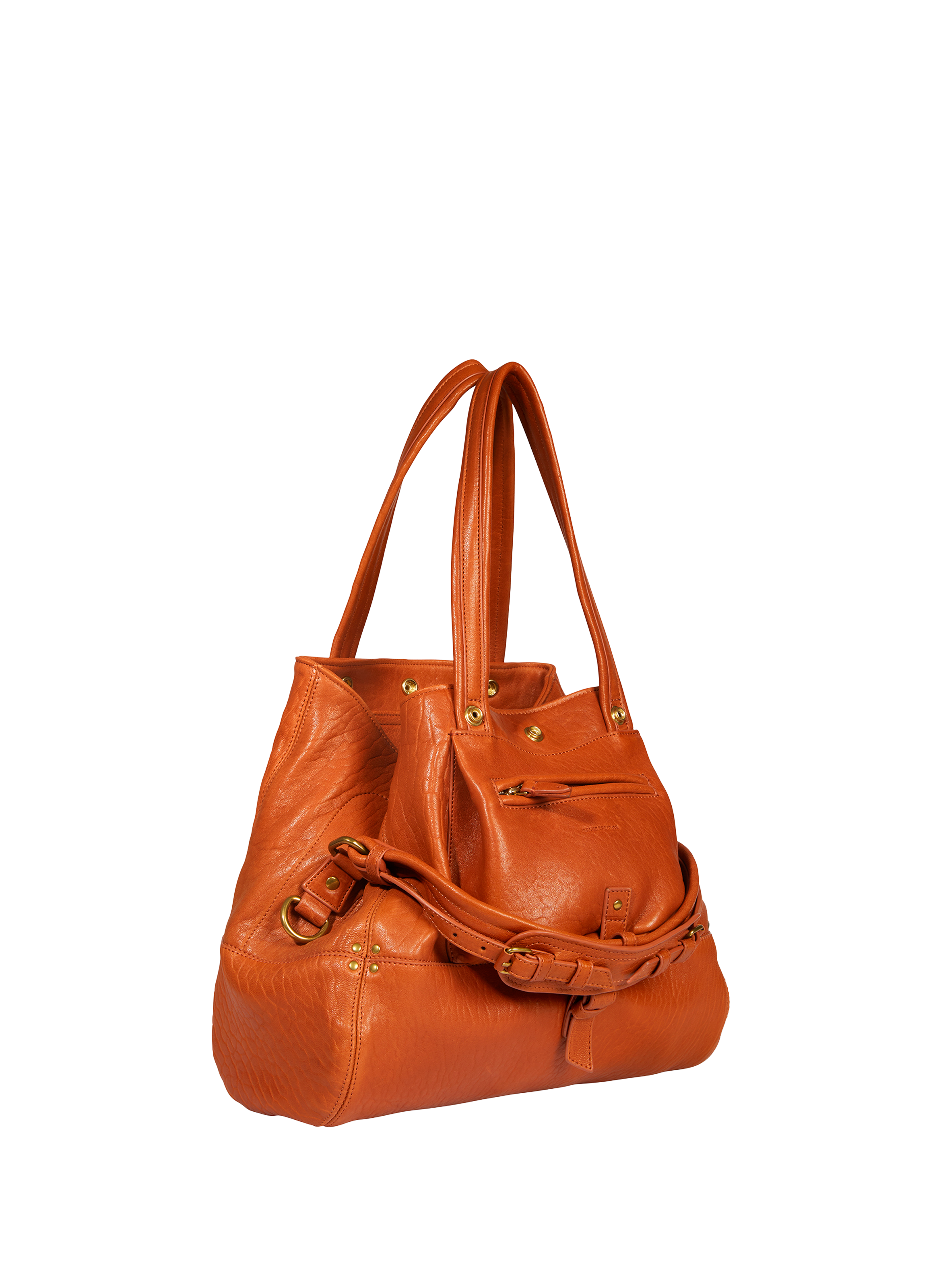 Sac cabas Billy M en cuir d&#039;agneau JÉRÔME DREYFUSS Marron