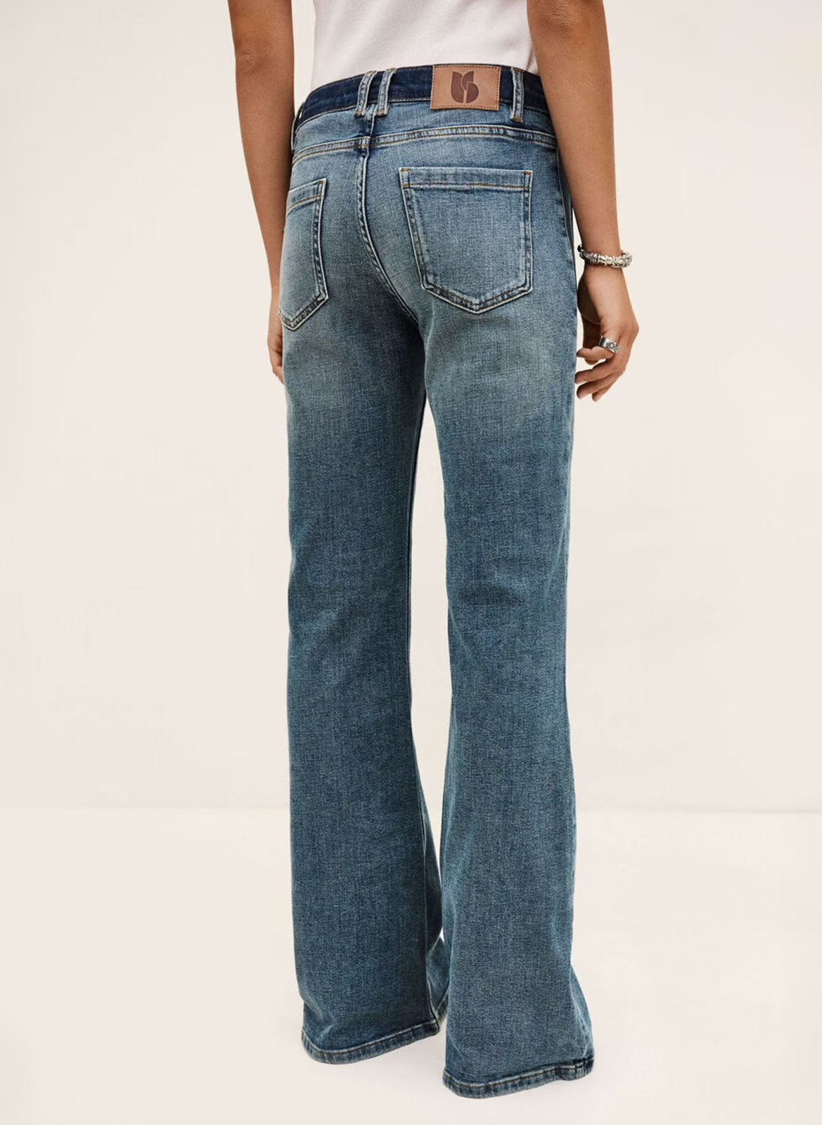 Jean flare en coton mélangé rafa BA&SH Bleu