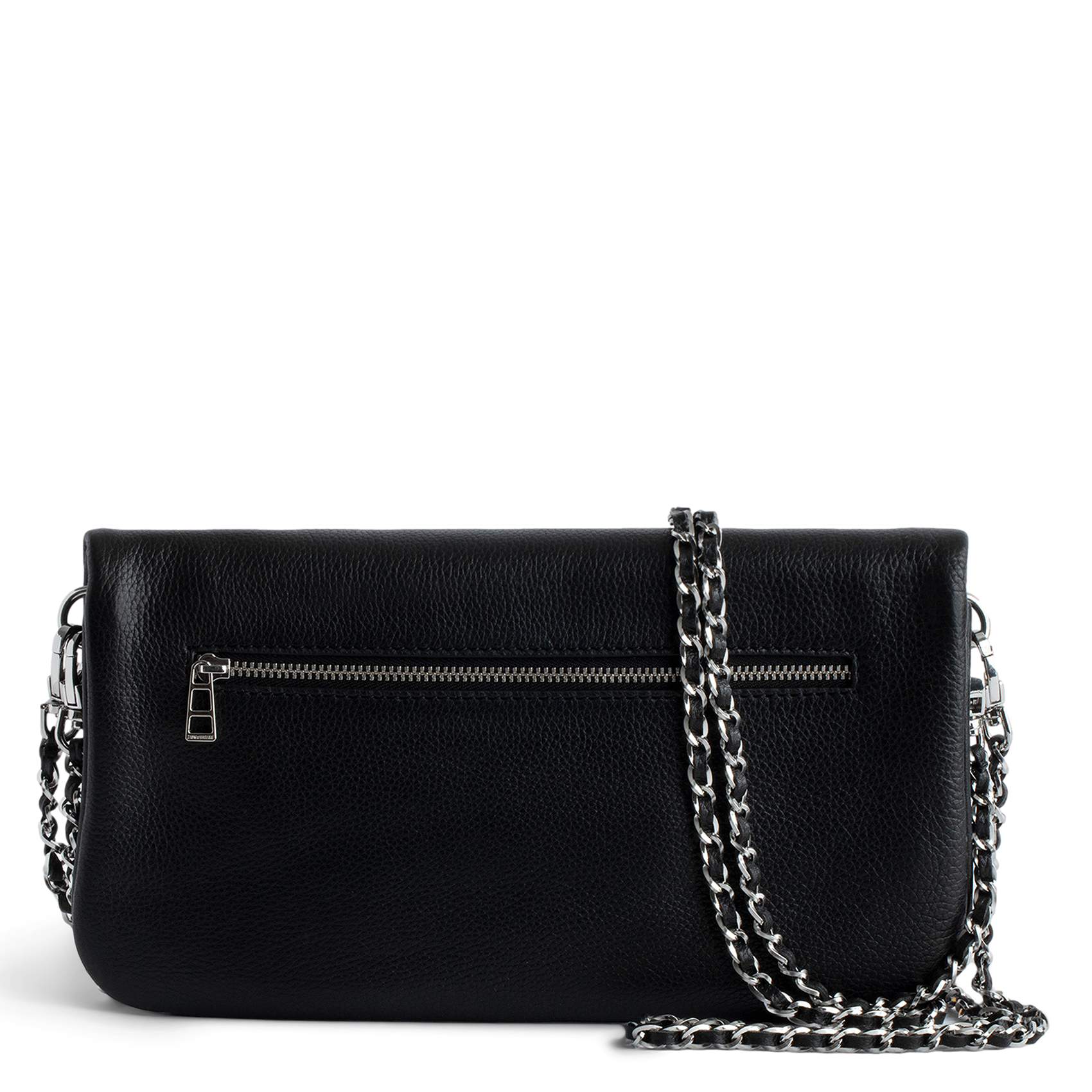 Pochette en cuir rock ZADIG&VOLTAIRE Noir