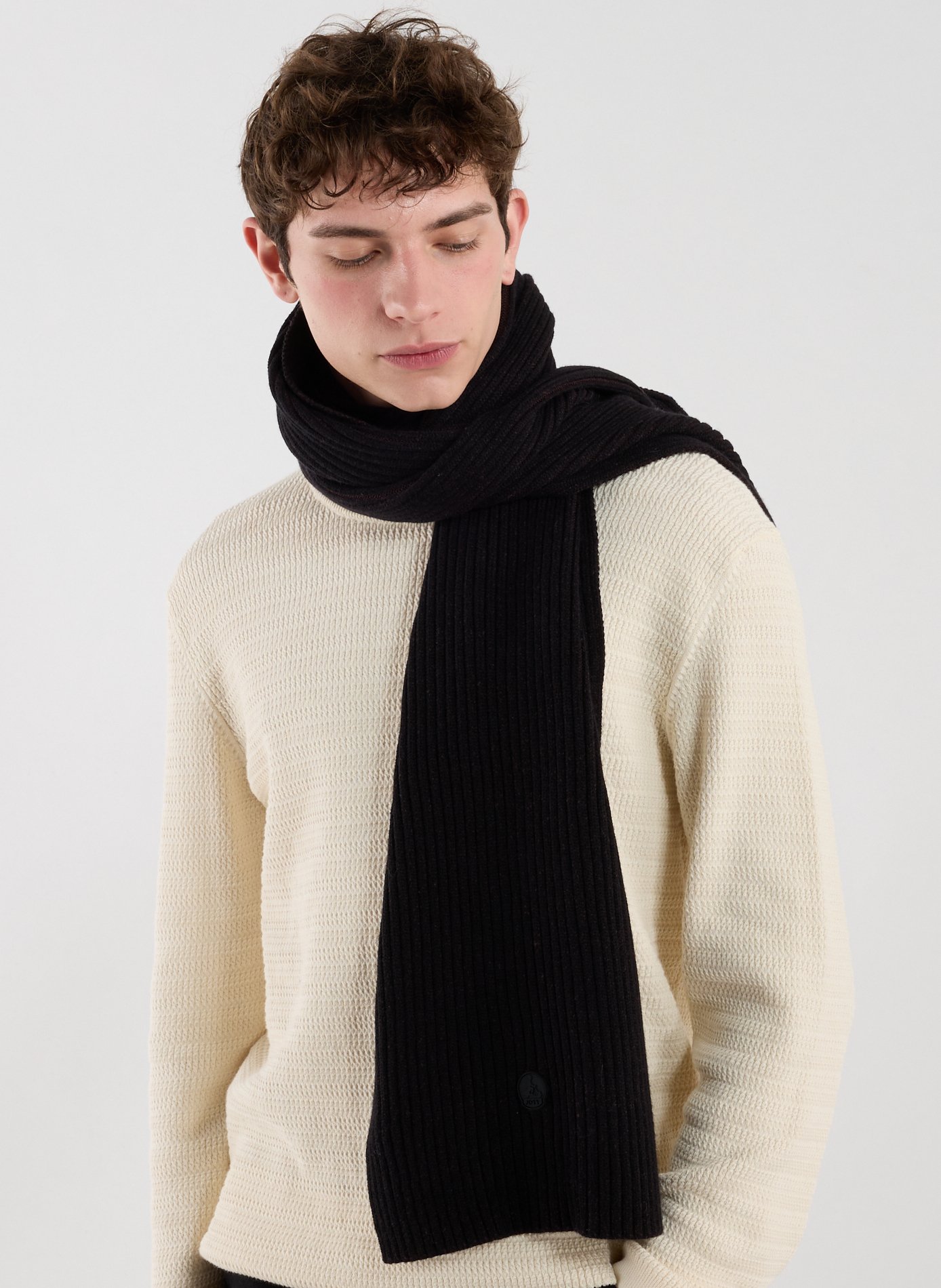 Echarpe en maille JOTT Noir
