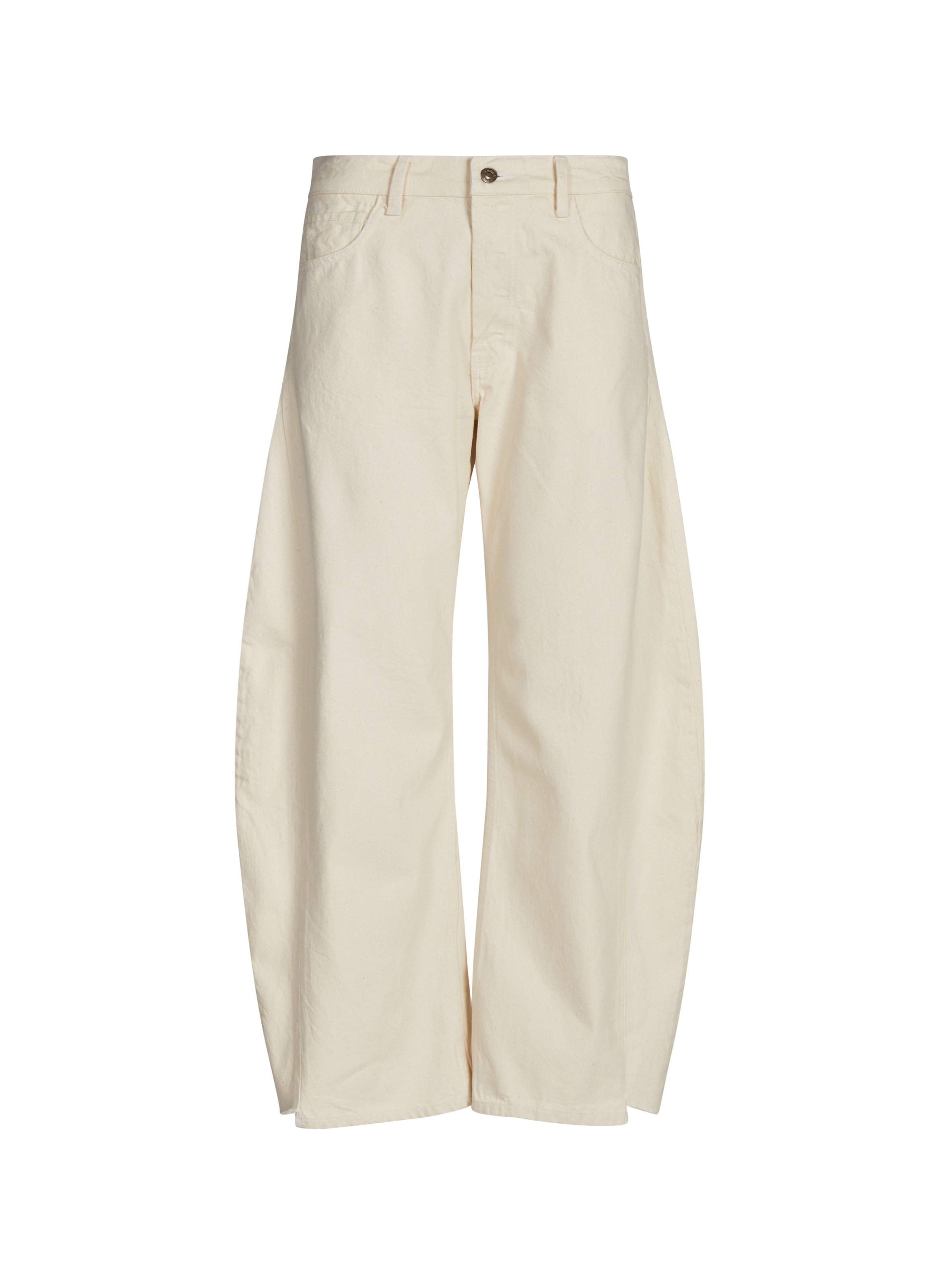 Cotton balloon jeans A.W.A.K.E. MODE Beige