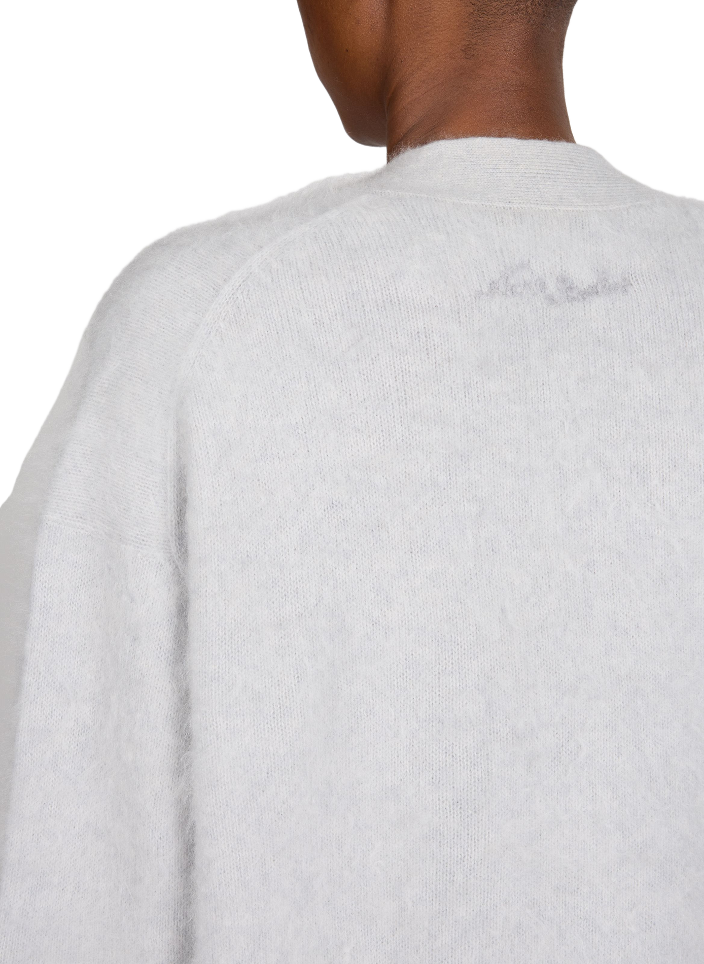 Cardigan ample en cachemire ACNE STUDIOS Gris