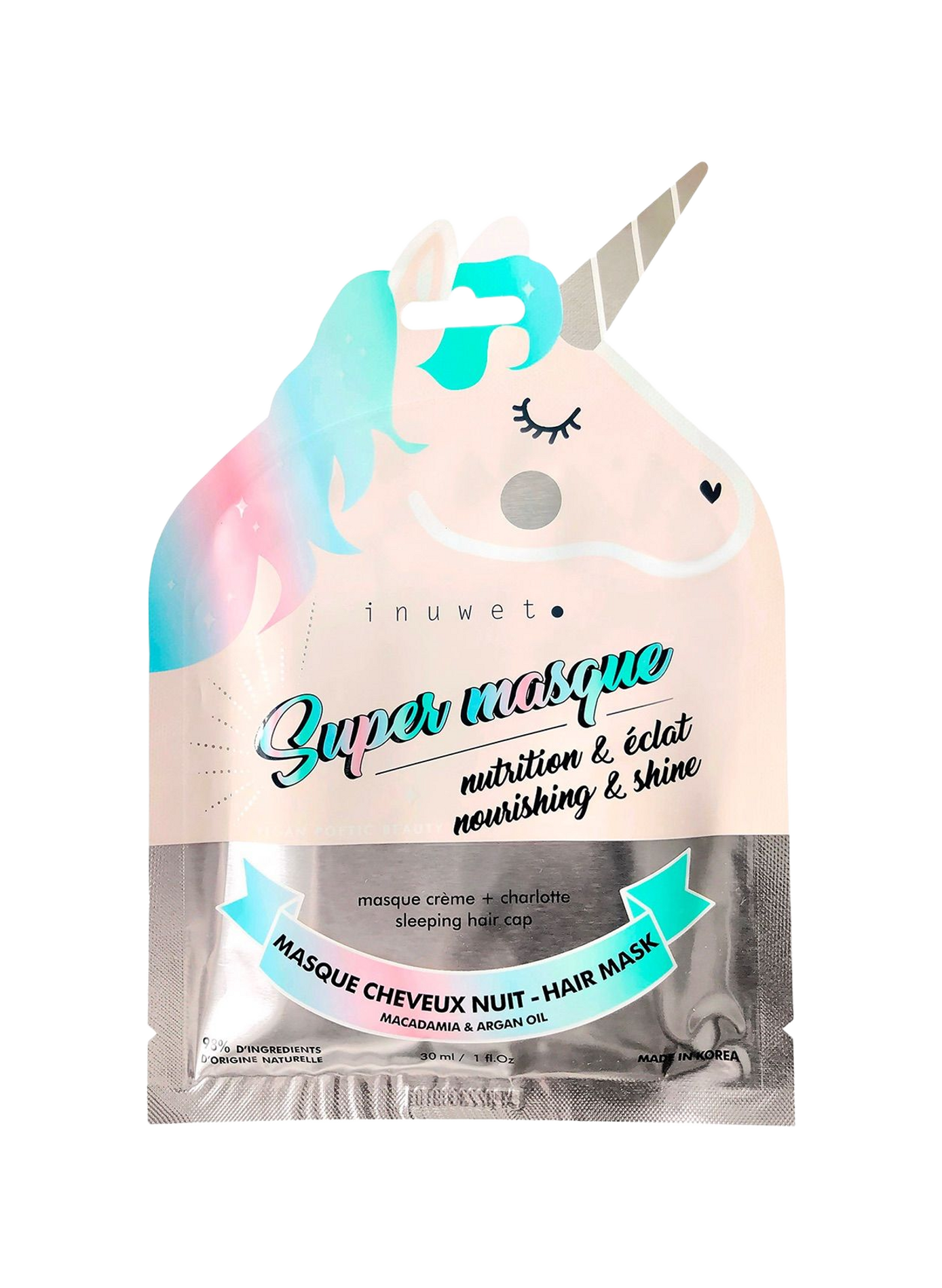 Masque de nuit cheveux  INUWET No color