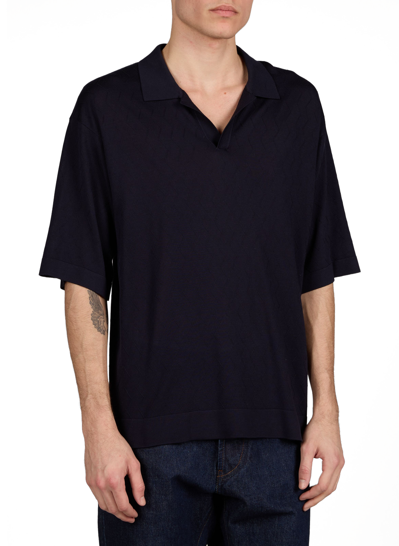 Polo droit à manches courtes  OFFICINE GENERALE No Color