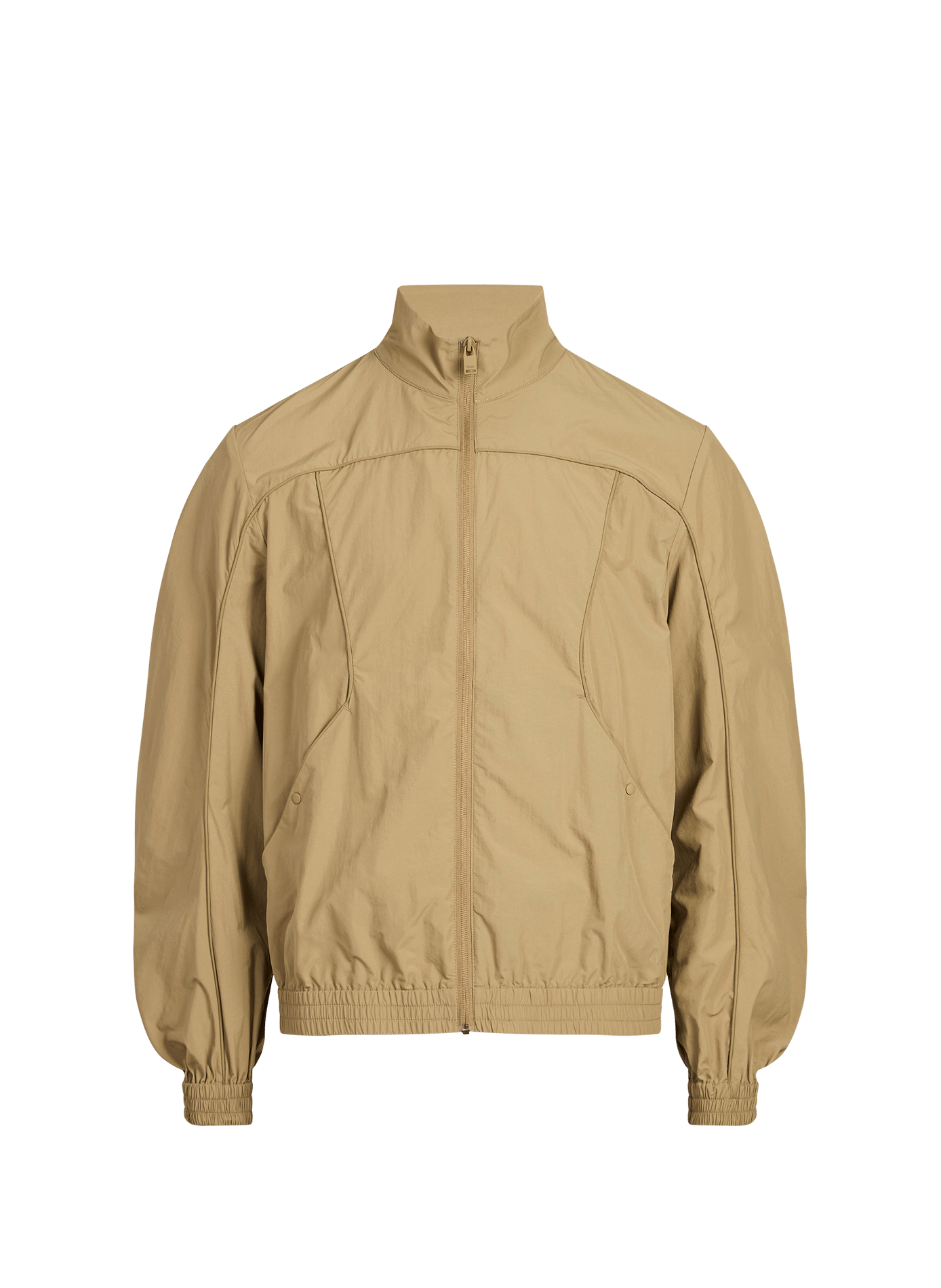 Veste cintrée col montant à zip RAINS Vert