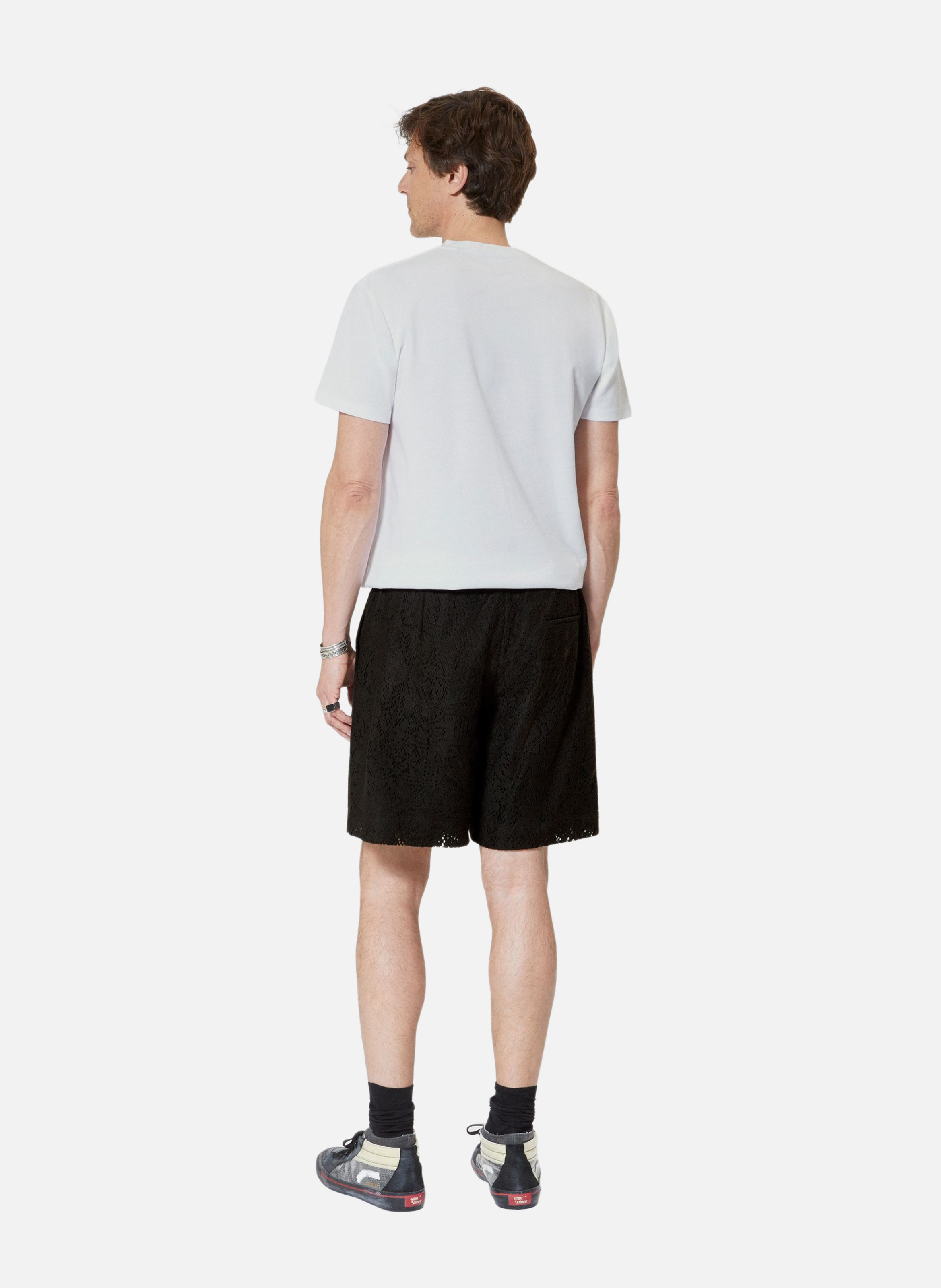 Short en dentelle THE KOOPLES Noir