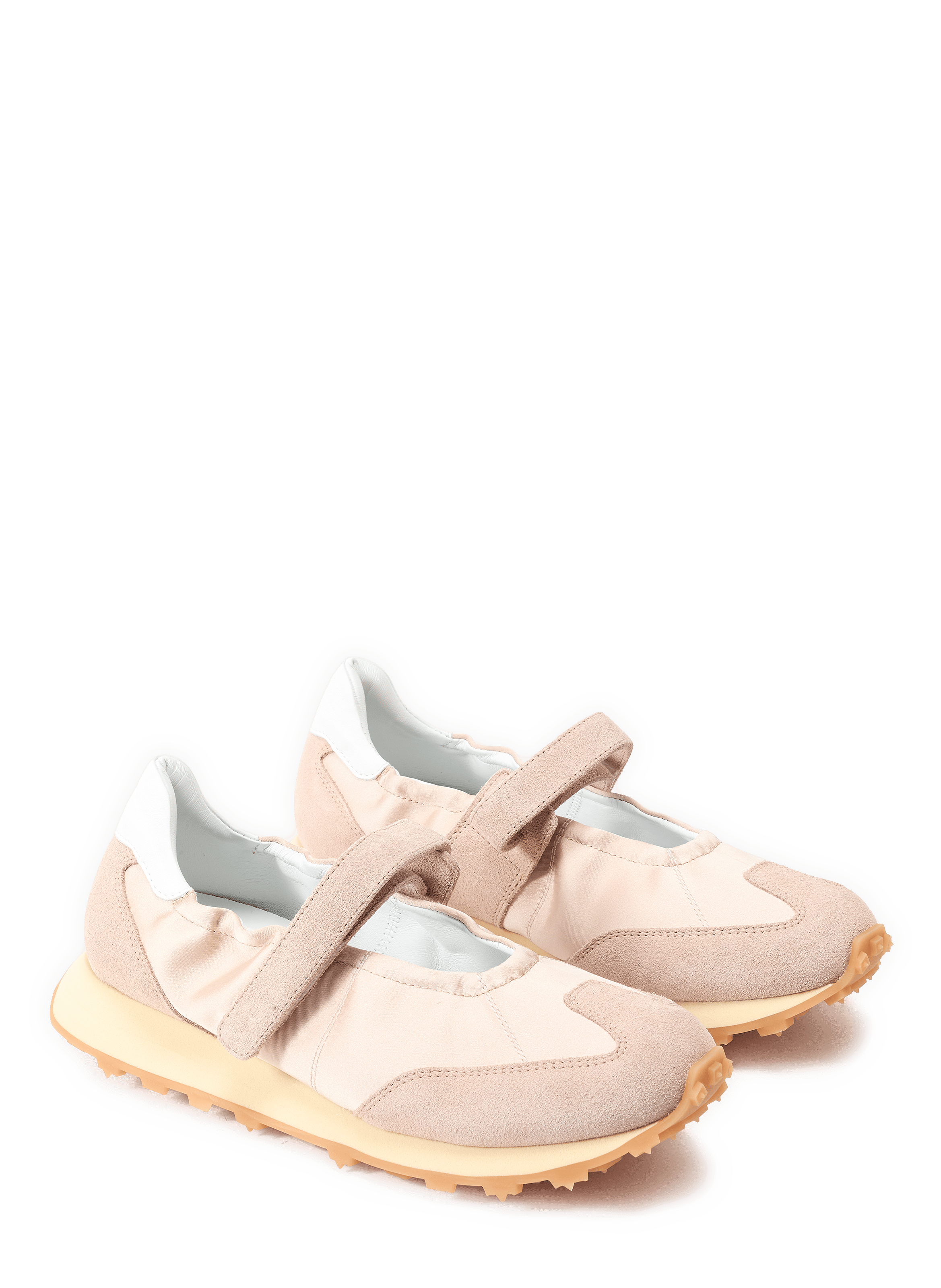 Leather Velcro sneakers RUN OF Multicolour