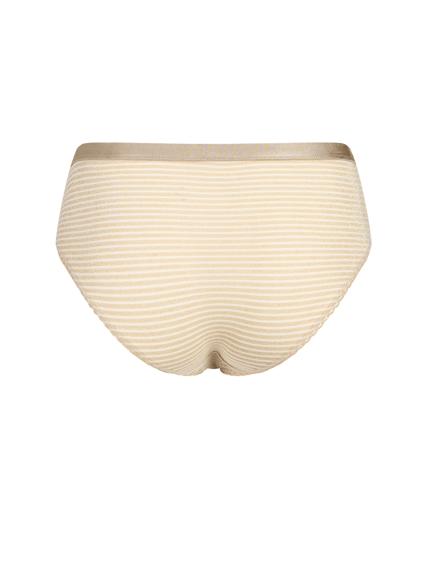 Shiny Striped Culottes MOMONI Beige