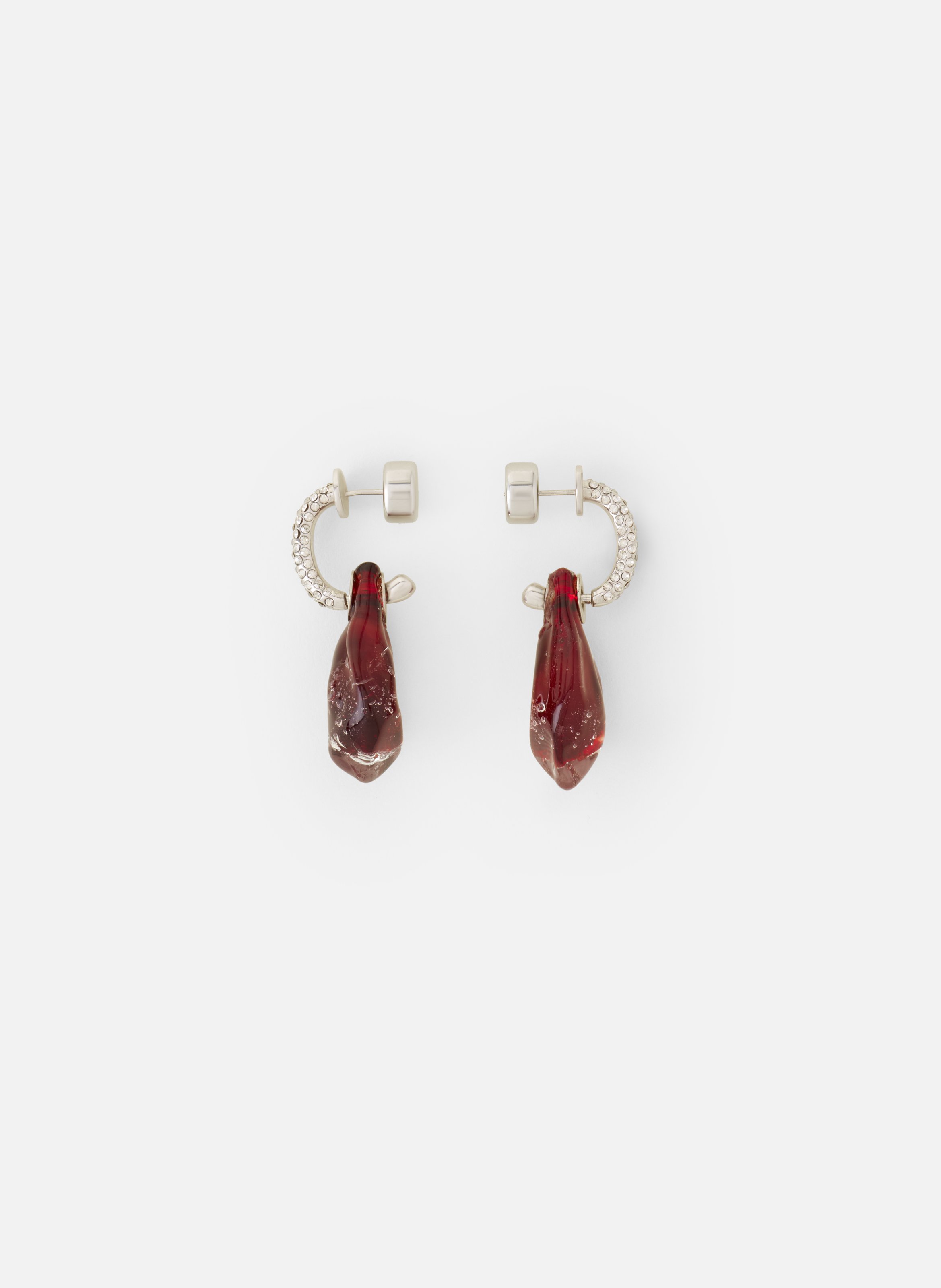Boucles d'oreilles aurore LANVIN Rouge