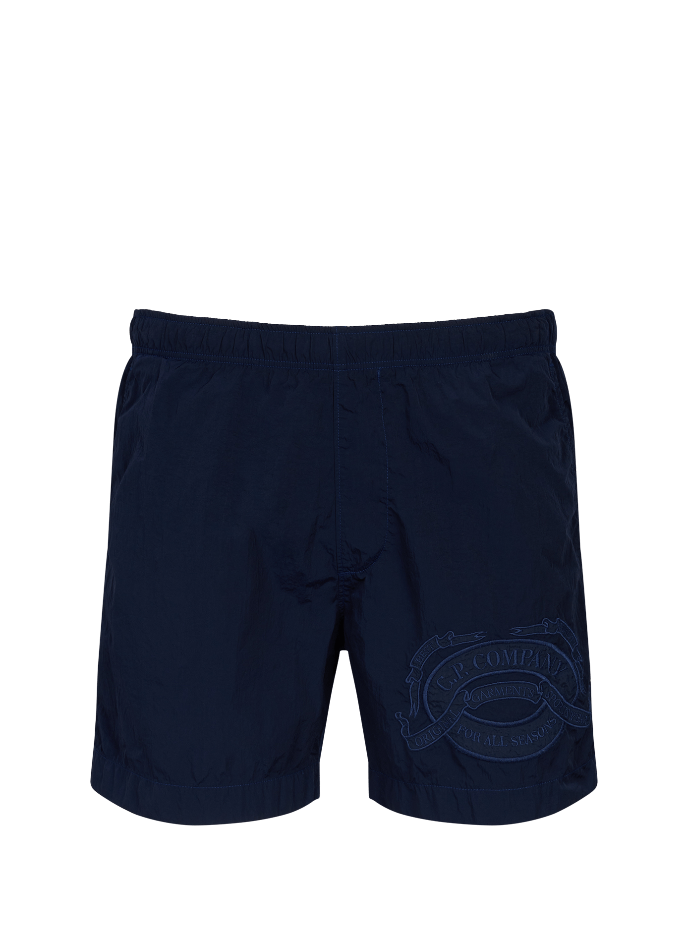 Geborduurde zwemshorts CP COMPANY Blauw