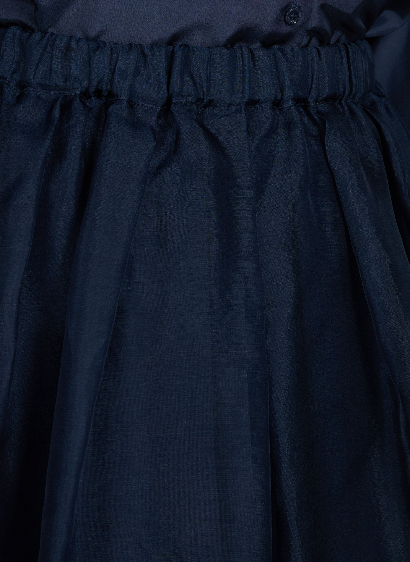 Jupe longue évasée en soie MAX MARA WEEK END Bleu