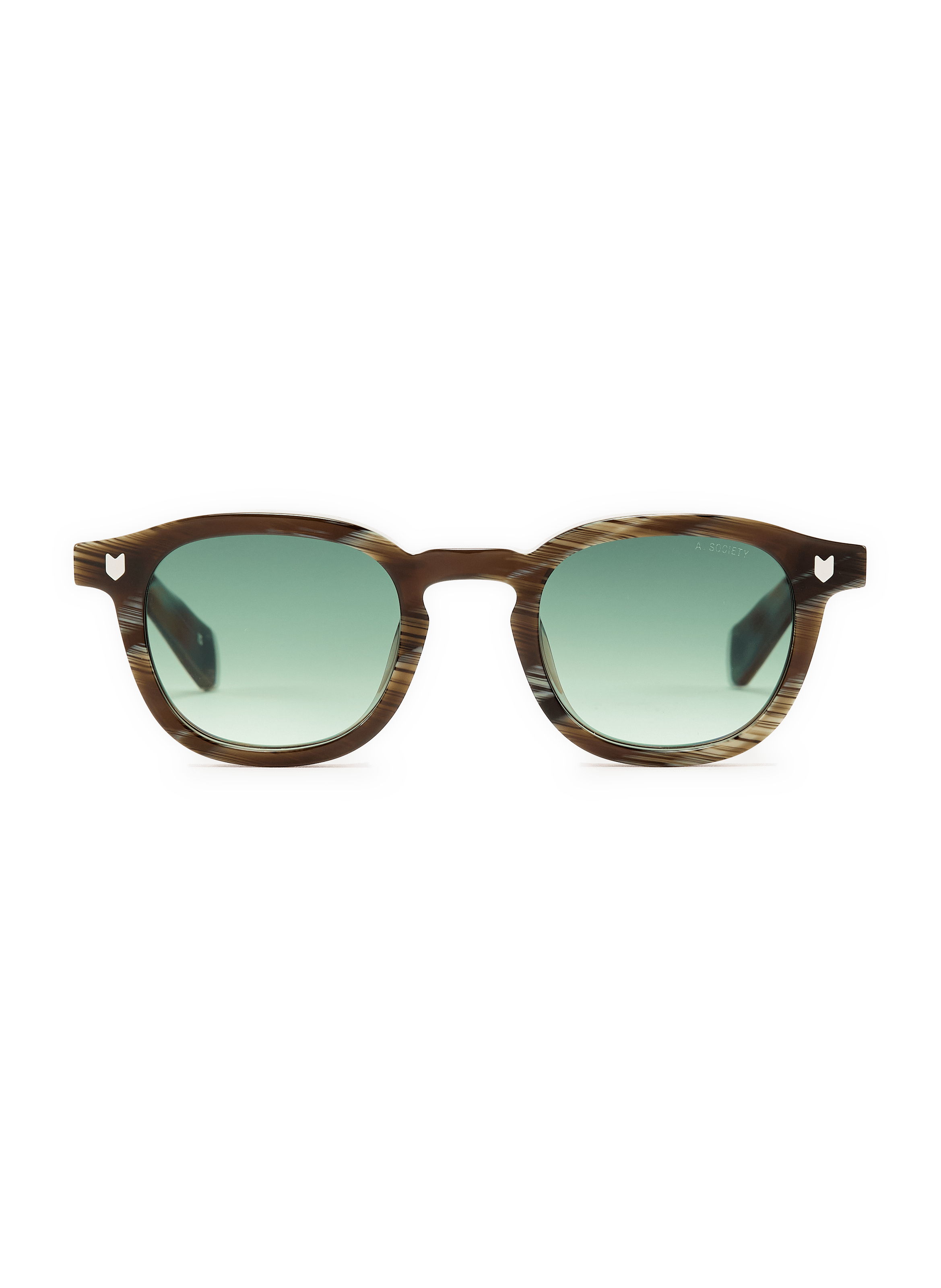 Striped sunglasses Camille MAISON KITSUNÉ Green