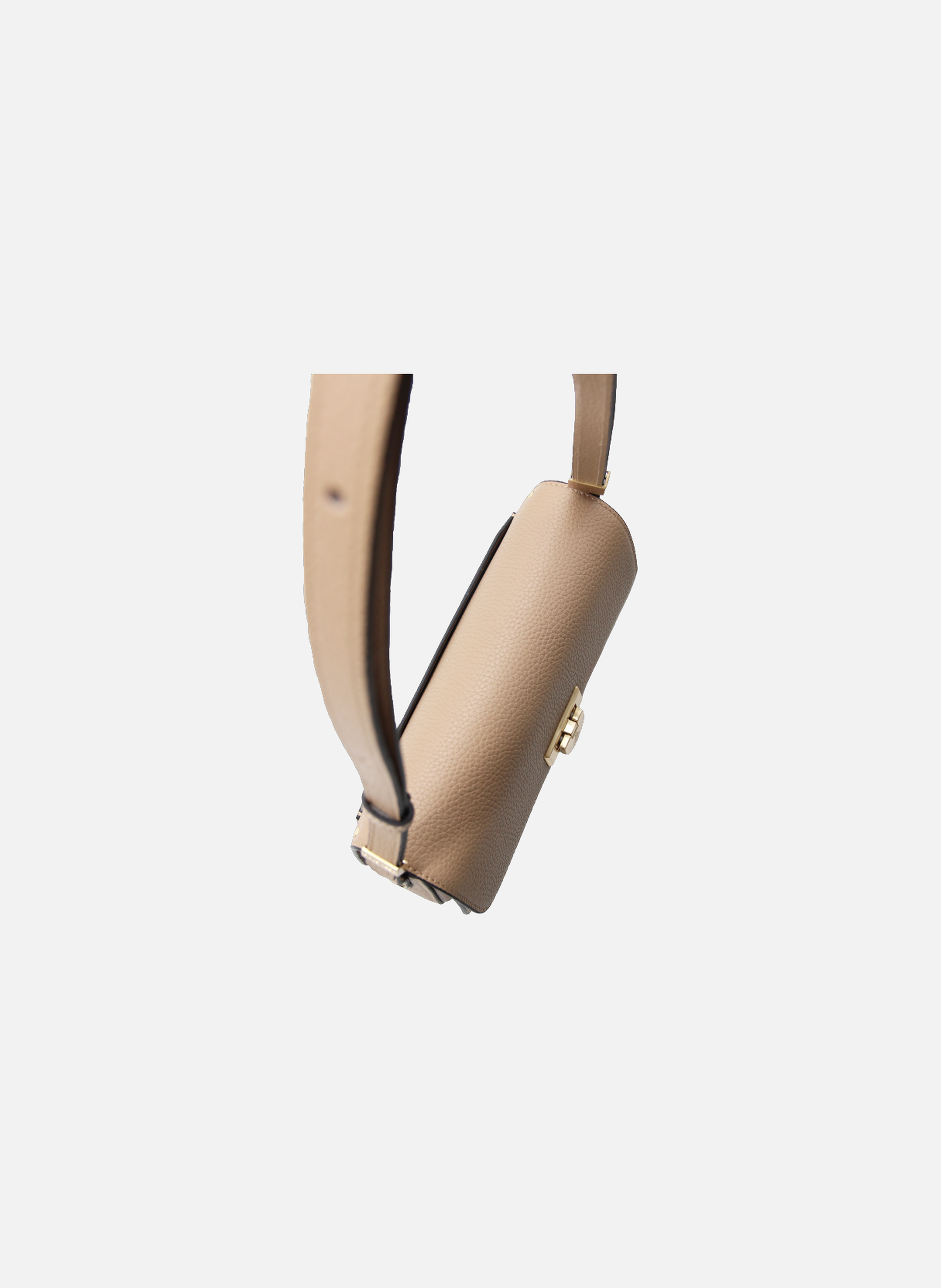 Auteuil | sac porté travers gm en cuir de vachette POURCHET Marron