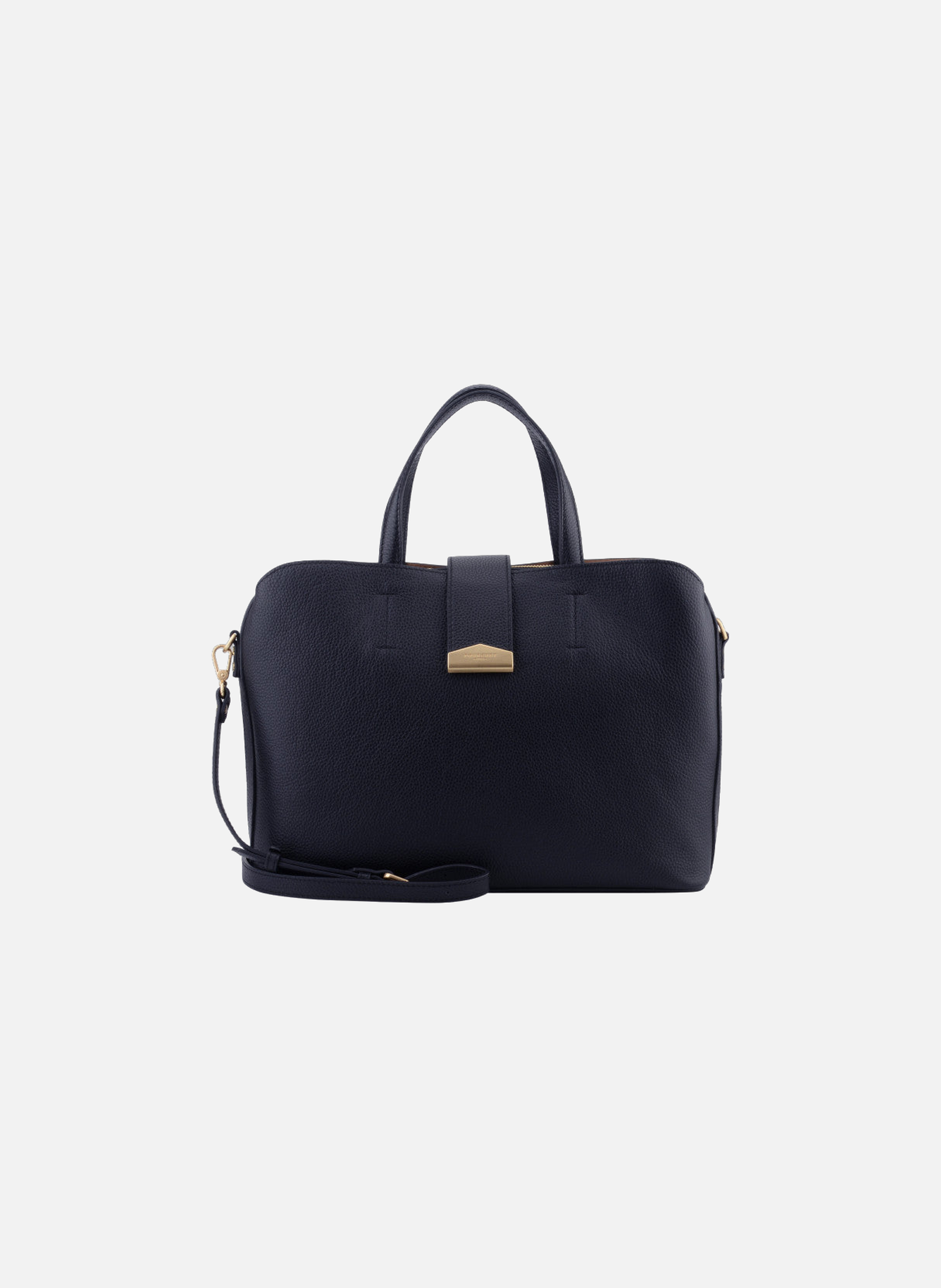 Cavalcade | sac à main mm en cuir de vachette POURCHET Bleu